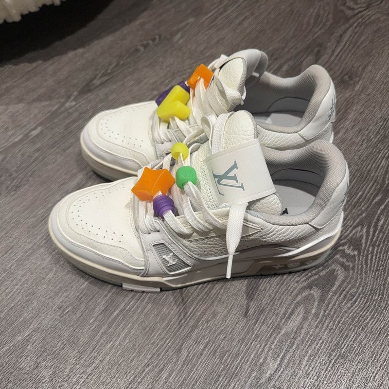 Louis Vuitton Louis Vuitton Trainer Low Top Fashion Sneakers -2505 Size US 4 / IT 34 - 1 Thumbnail