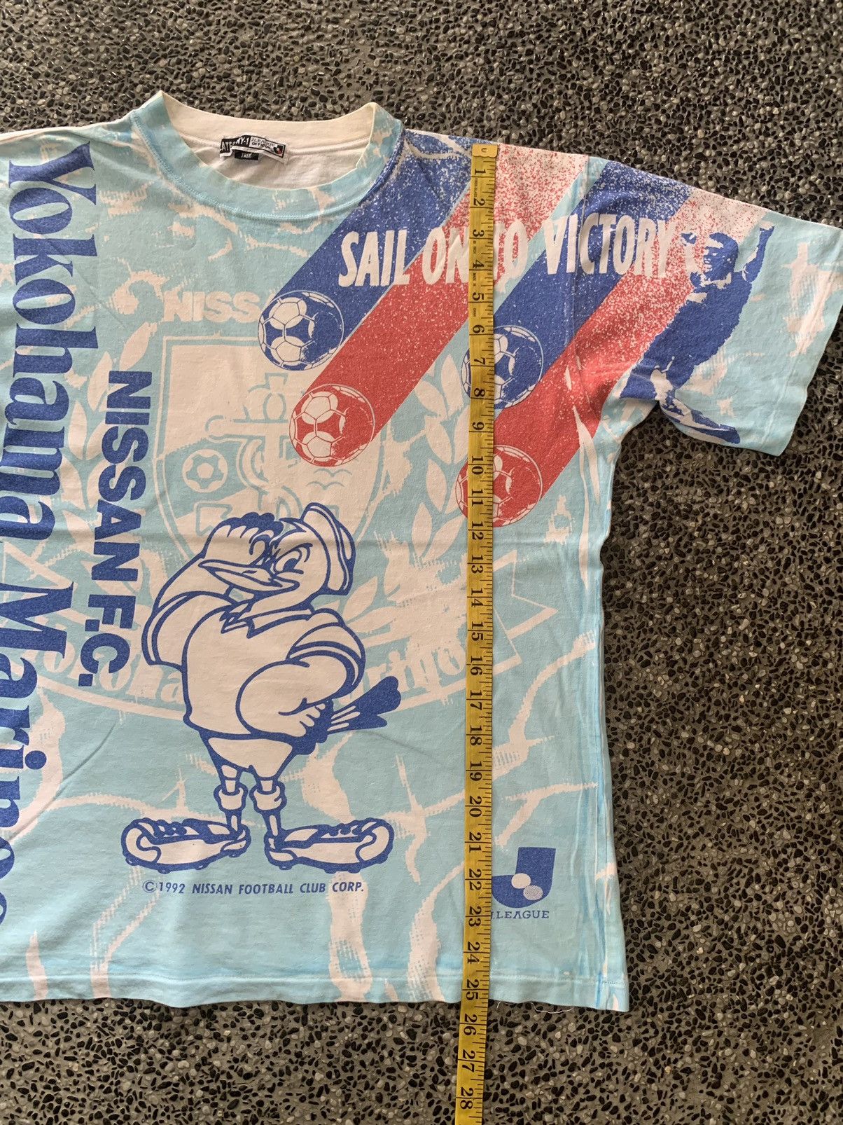 Japanese Brand × Vintage Vintage 90s Nissan FC Yokohama Marinos J League T shirt Size US M / EU 48-50 / 2 - 9 Thumbnail