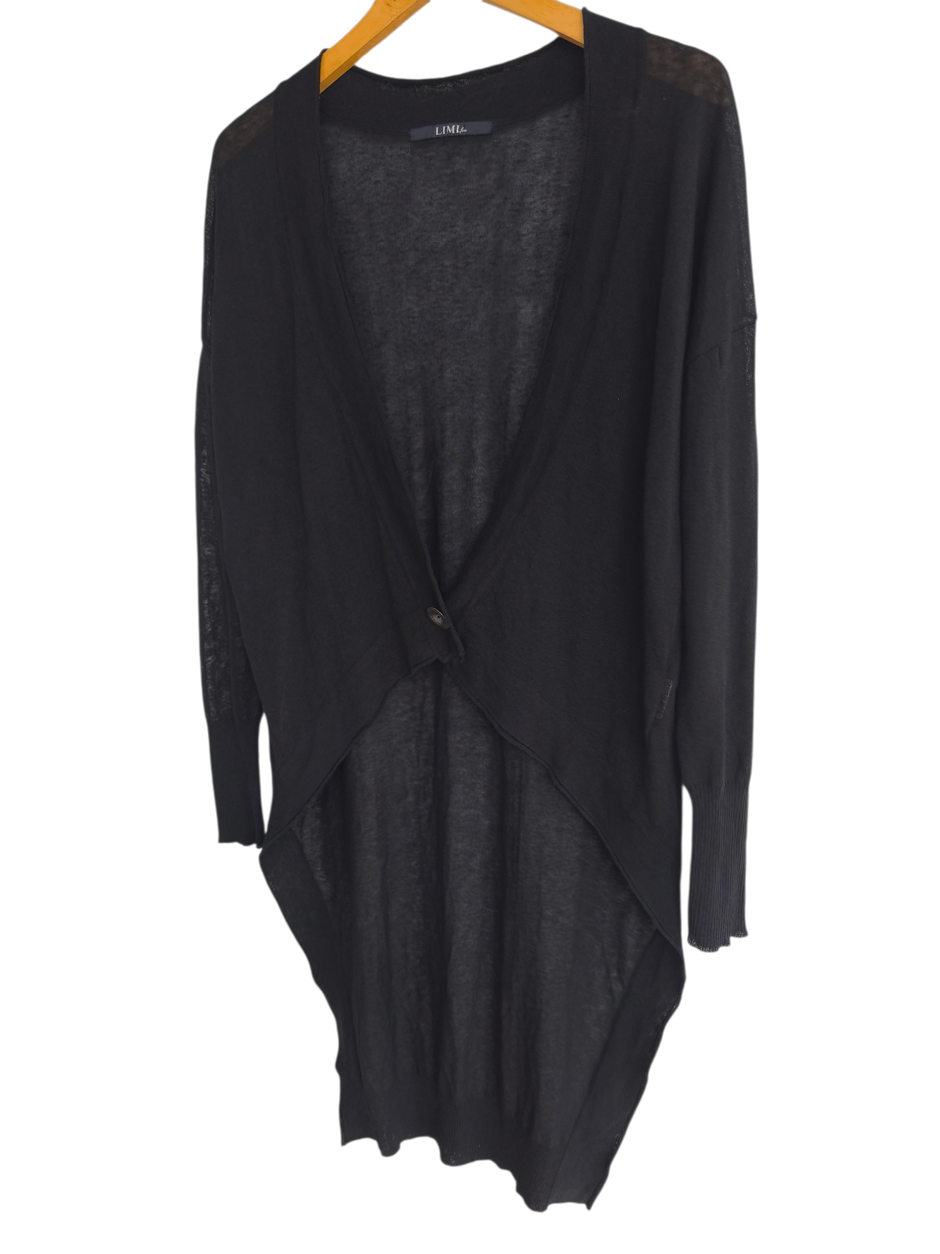 Yohji Yamamoto Yohji Yamamoto Limi feu Long cardigan single button Size L / US 10 / IT 46 - 2 Thumbnail