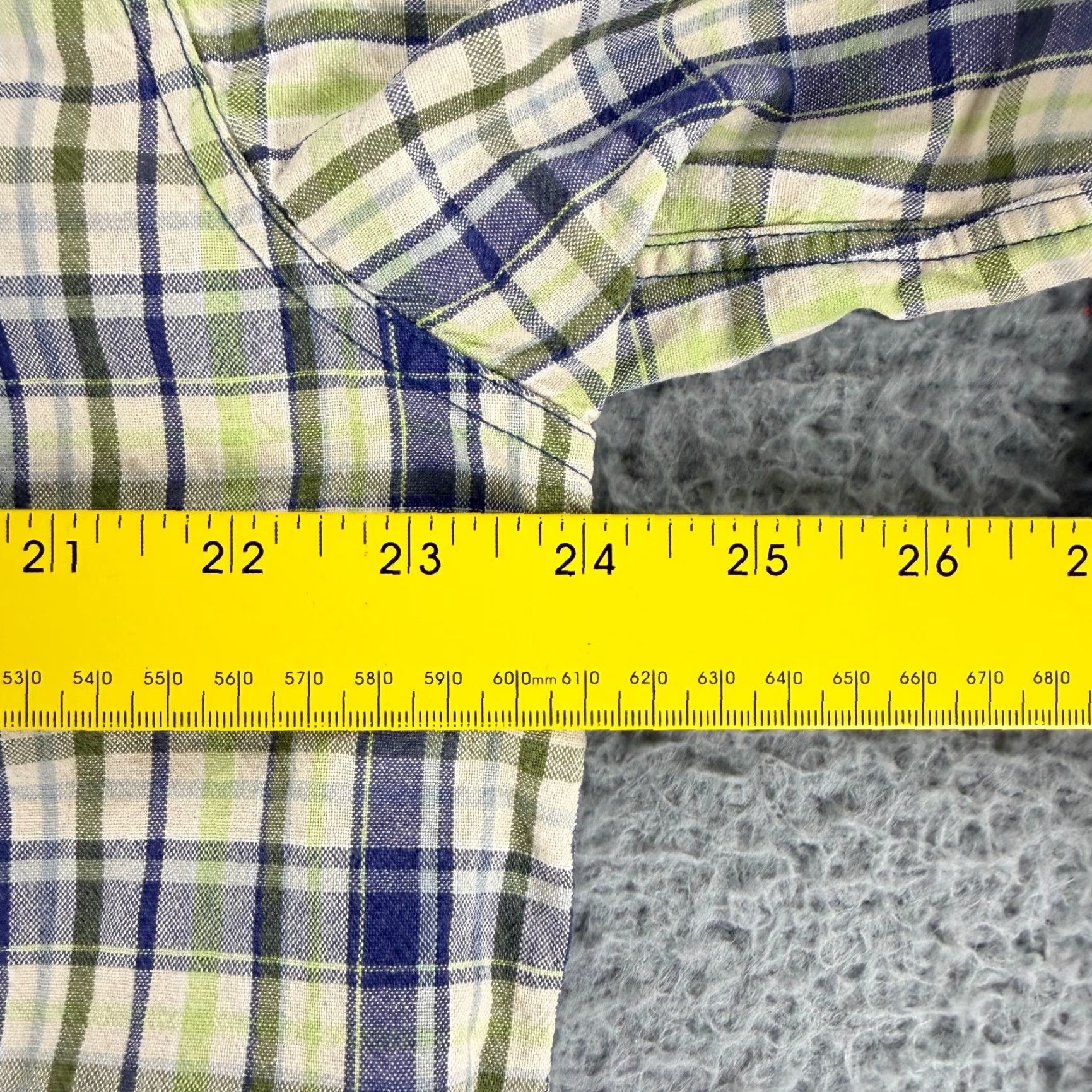 Vintage VINTAGE L.L. Bean Button-Down Shirt Mens Large Yellow Plaid Long Sleeve Cotton Shirt Mens Large Yellow Plaid Button-Up Cotton Size US L / EU 52-54 / 3 - 5 Thumbnail