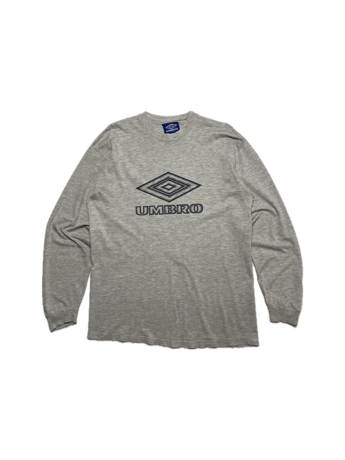 Umbro Vintage 90’s Umbro Oasis Long Sleeve T-Shirt Size US S / EU 44-46 / 1 - 1 Thumbnail