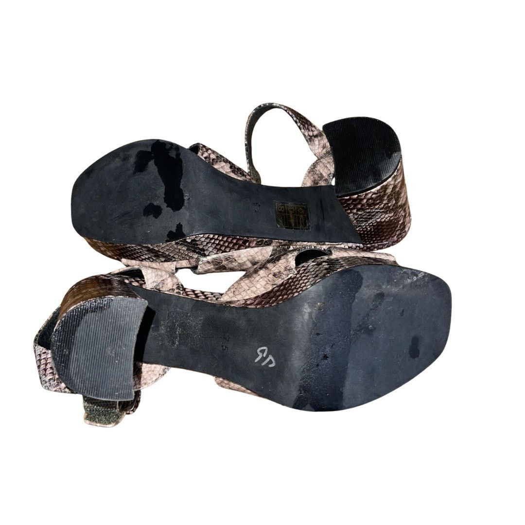 Jeffrey Campbell Jeffrey Campbell "Amma" Snake Print Platform Heels SZ 7.5 Size US 7.5 / IT 37.5 - 4 Thumbnail