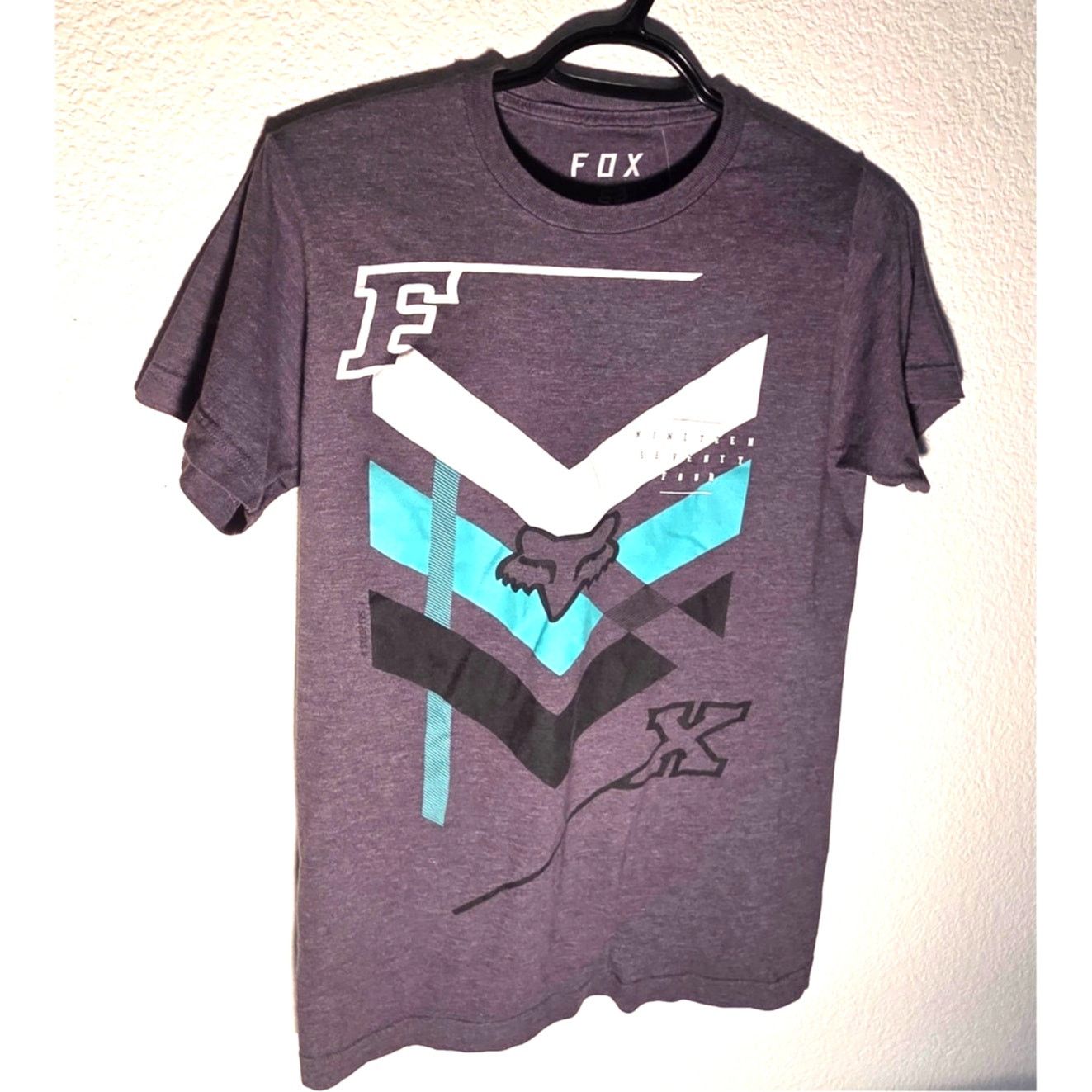 Fox Racing Stylish Men's FOX Racing Grey Graphic Tee - Size Small Size US S / EU 44-46 / 1 - 2 Thumbnail