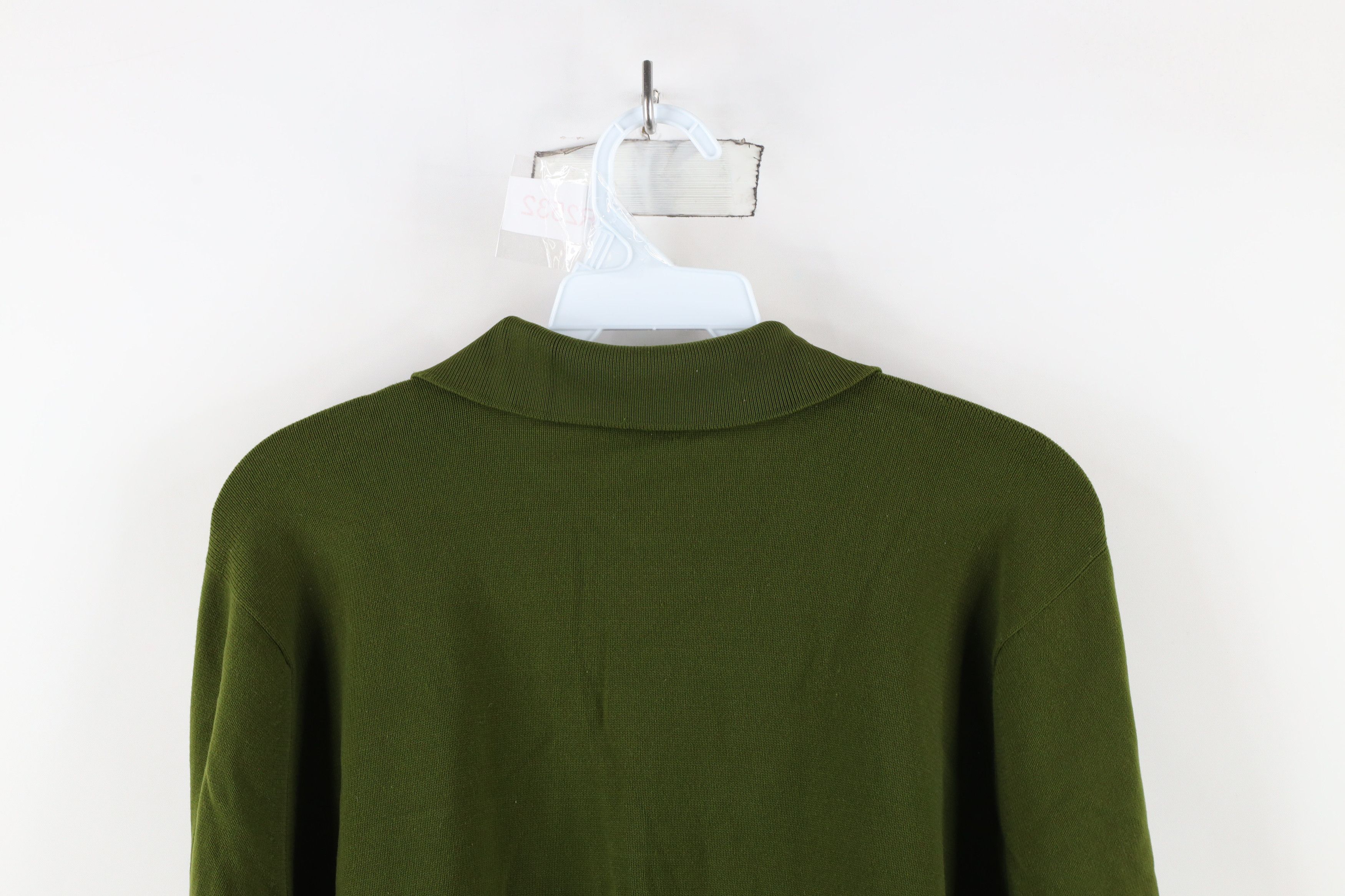 Vintage Vintage 60s 70s Streetwear Long Sleeve Polo Avocado USA Size US M / EU 48-50 / 2 - 8 Thumbnail