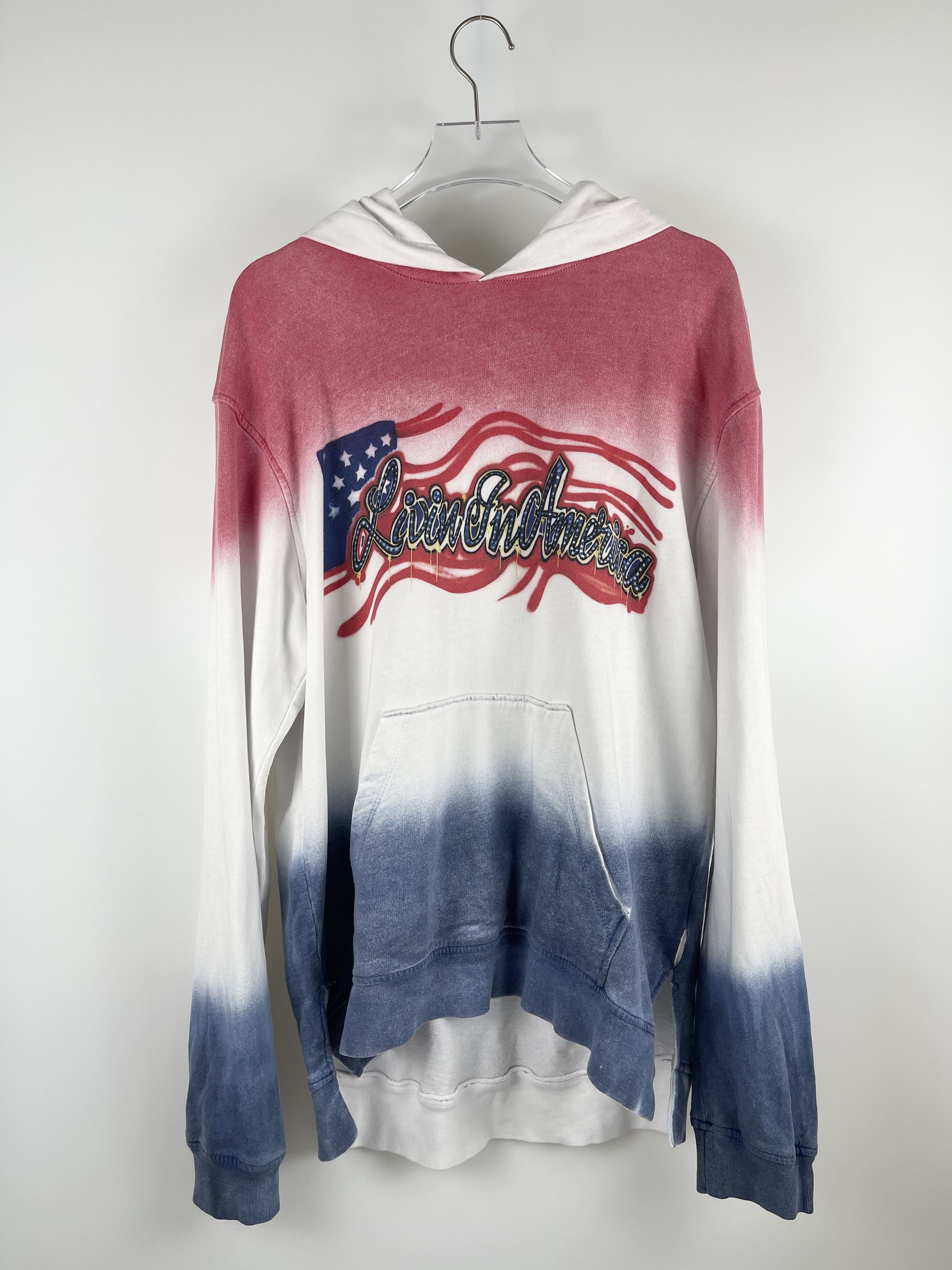 Alchemist Alchemist Bleached "Live In America" Hoodie Size US L / EU 52-54 / 3 - 1 Thumbnail