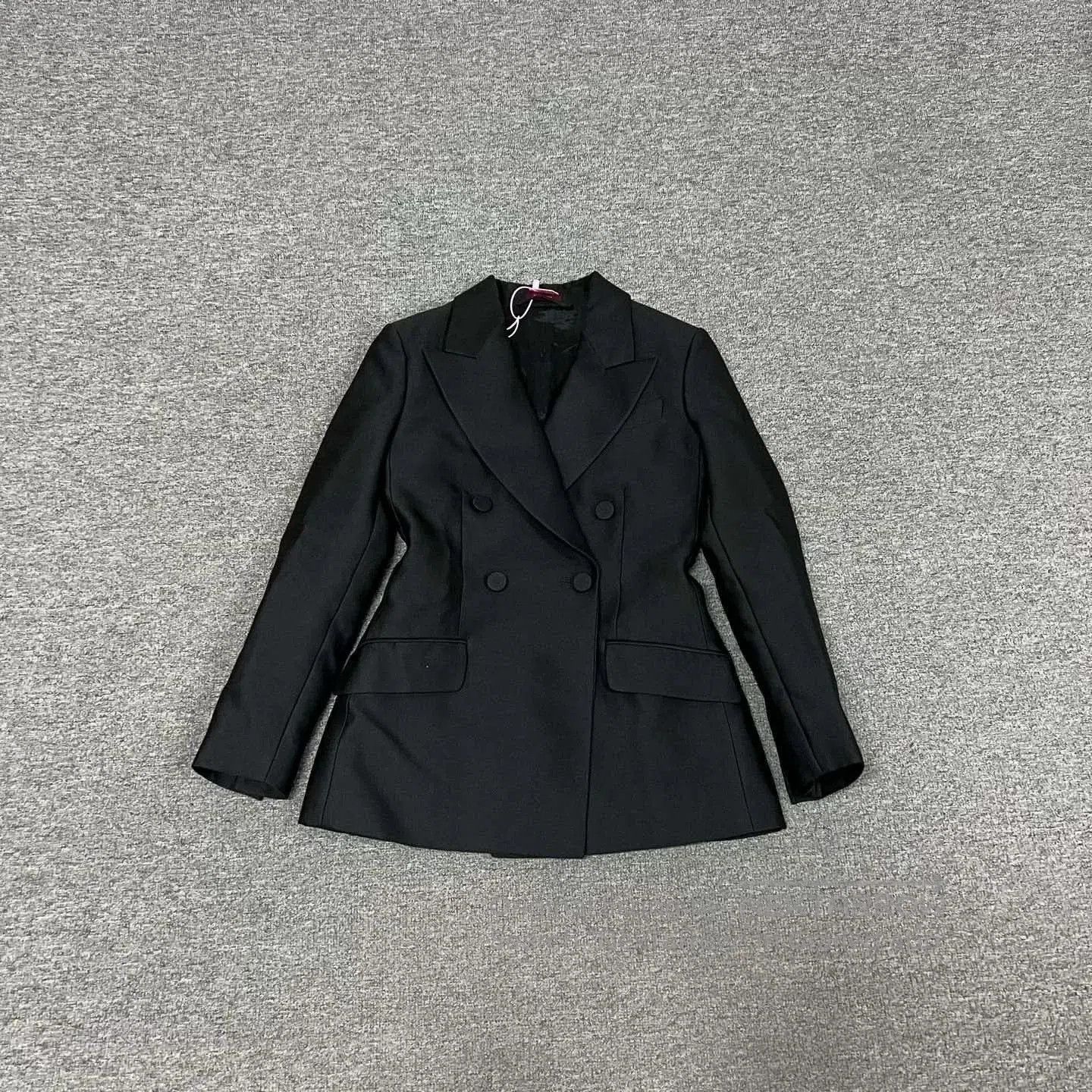 Gucci Gucci SS24 Red Label Black Silk Wool Blazer. Size S / US 4 / IT 40 - 2 Thumbnail