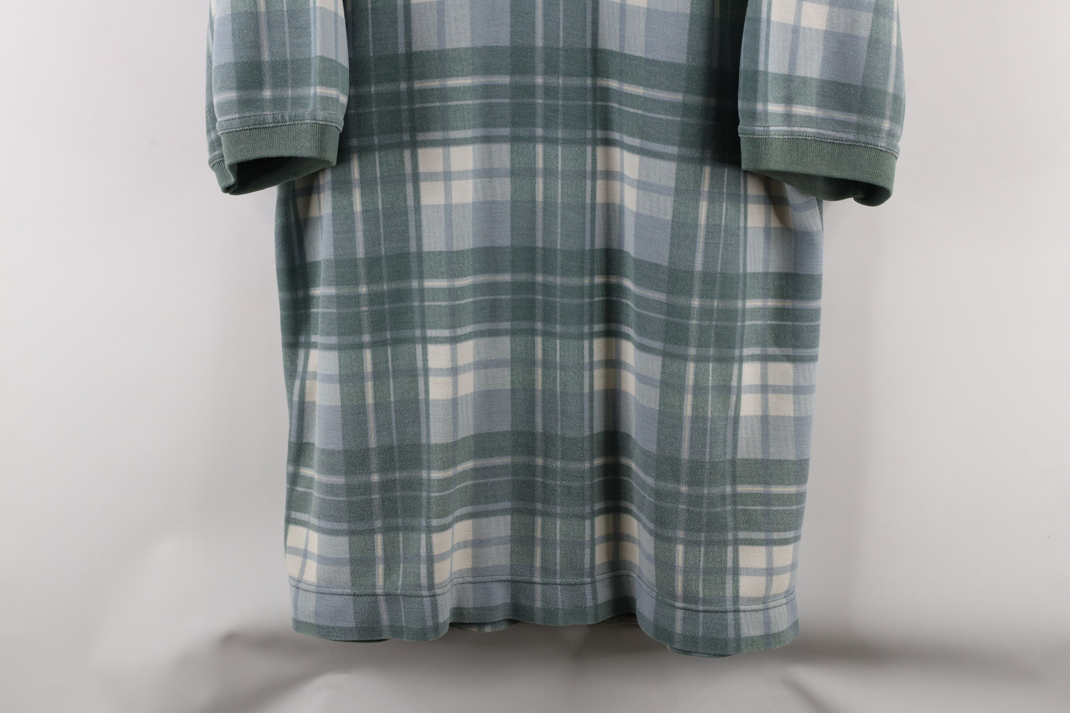 Vintage Vintage 90s Streetwear Baggy Fit Collared Polo Shirt Plaid Size US L / EU 52-54 / 3 - 3 Thumbnail
