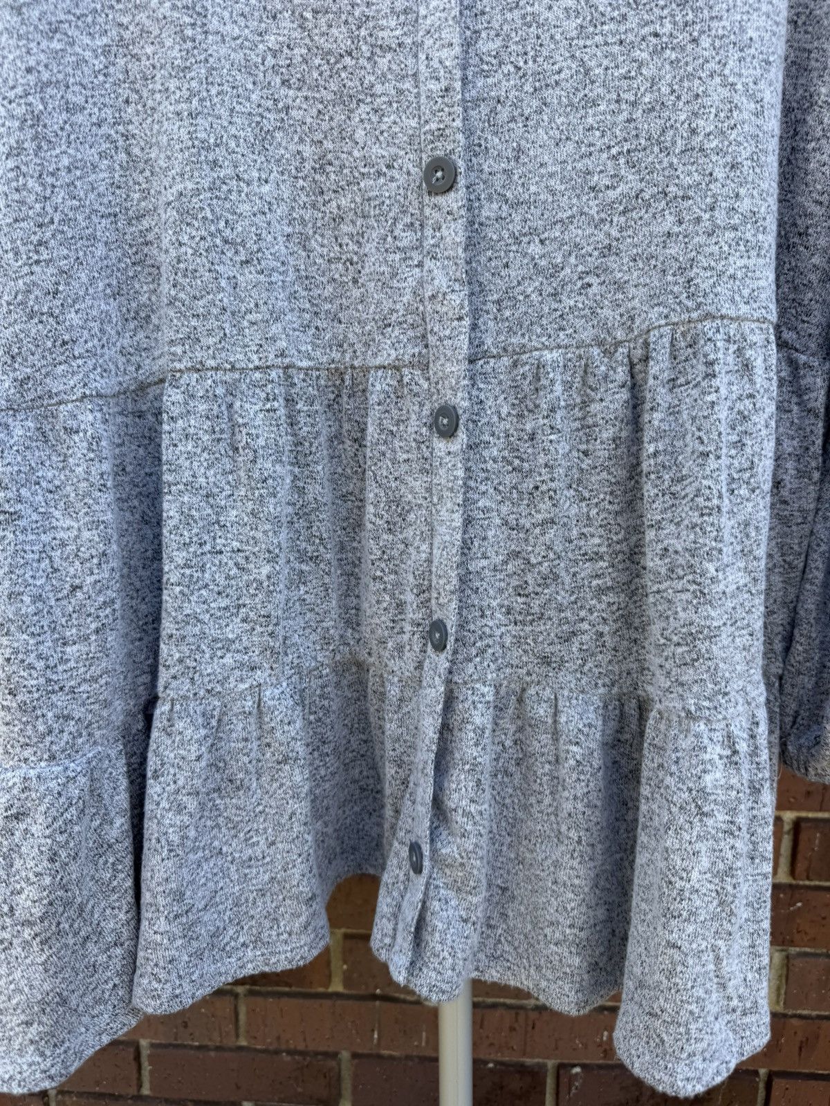 Other Lane Bryant Tiered Babydoll Top Scoop Neck Long Sleeve 22/24 Size 3XL / US 20-22 - 4 Thumbnail