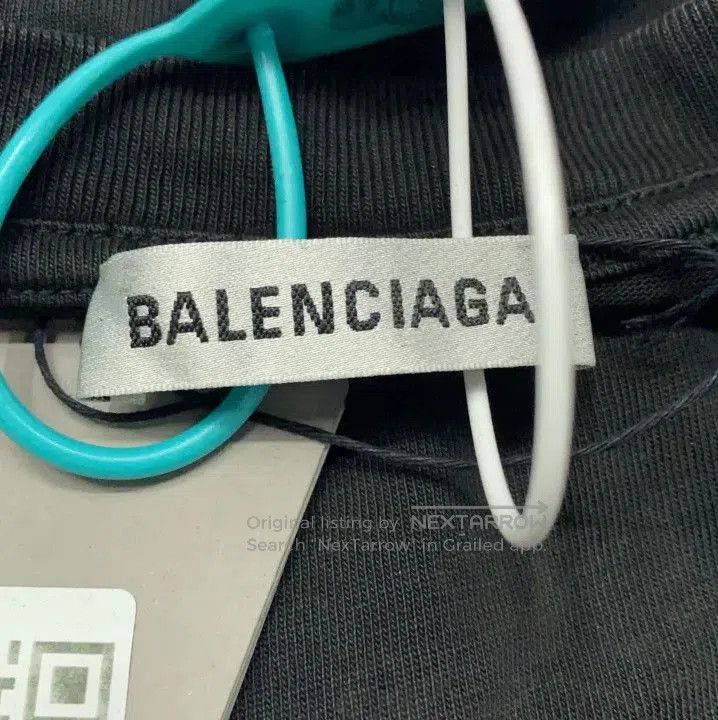 Balenciaga Balenciaga Logo Print Short Sleeve T. Size US S / EU 44-46 / 1 - 5 Thumbnail