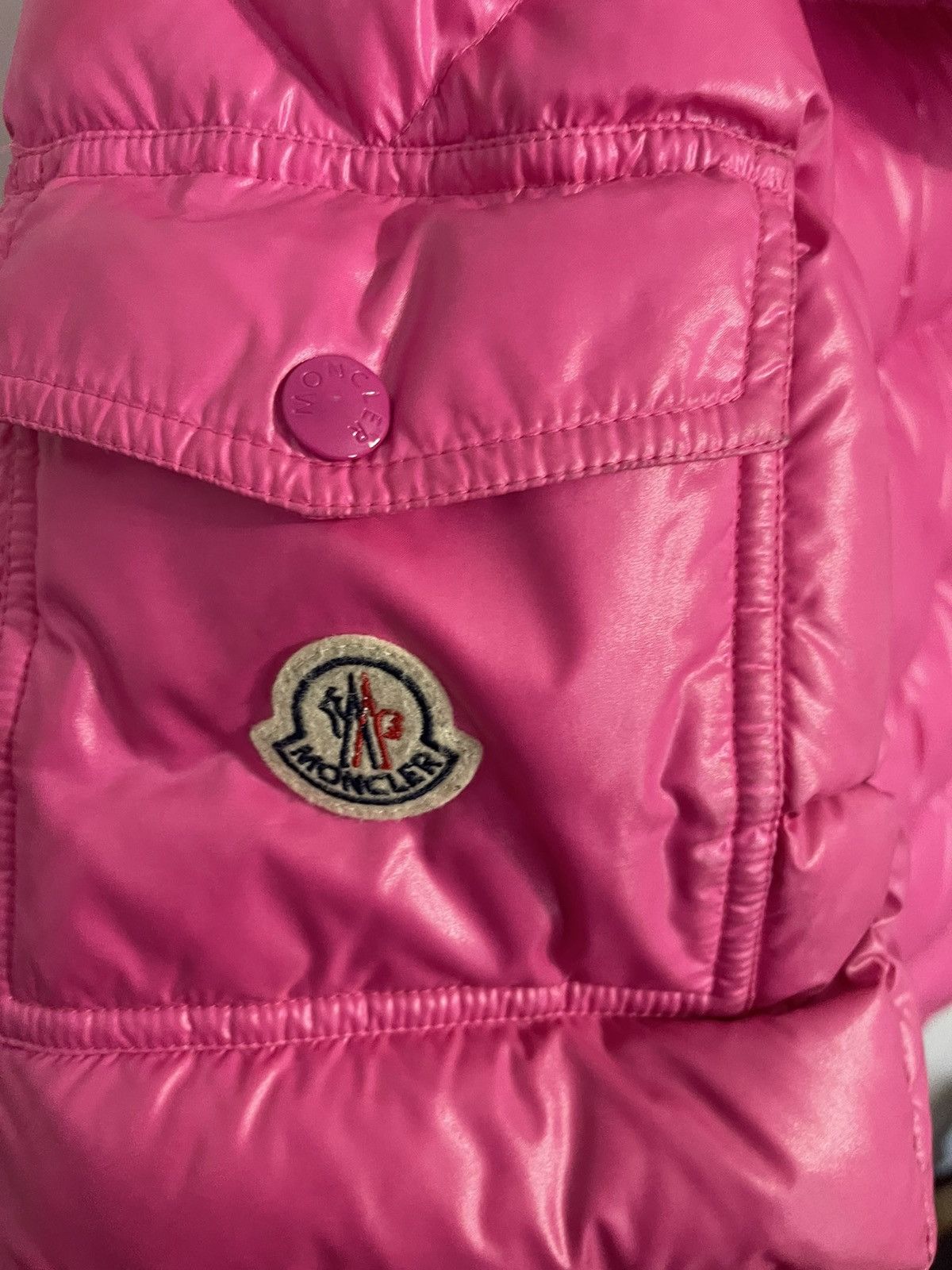 Moncler Moncler Pink Maya Bubble Jacket Size US L / EU 52-54 / 3 - 4 Thumbnail