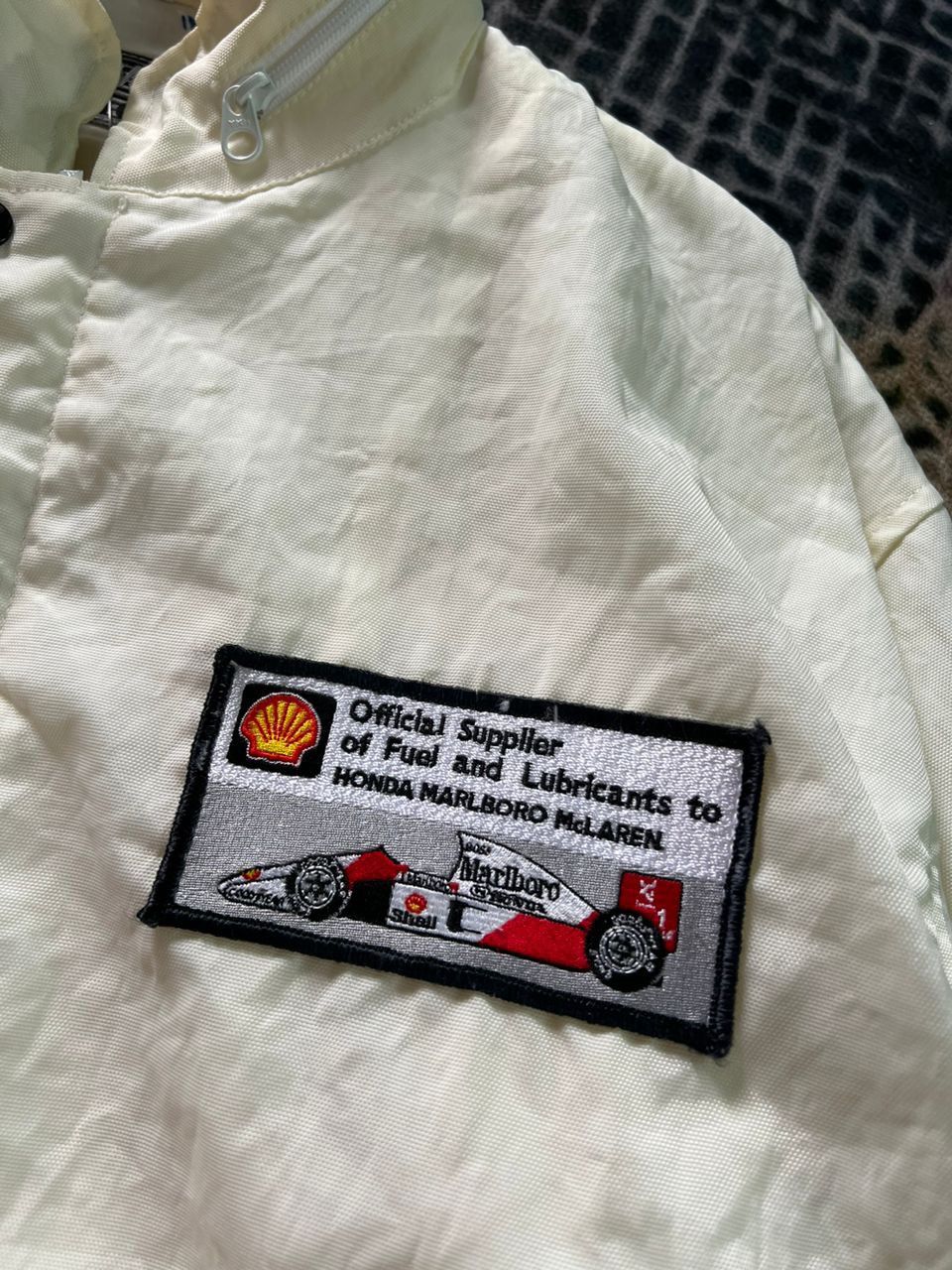 Other Vintage Shell McLaren Formula 1 Bomber Jacket Size US M / EU 48-50 / 2 - 12 Thumbnail