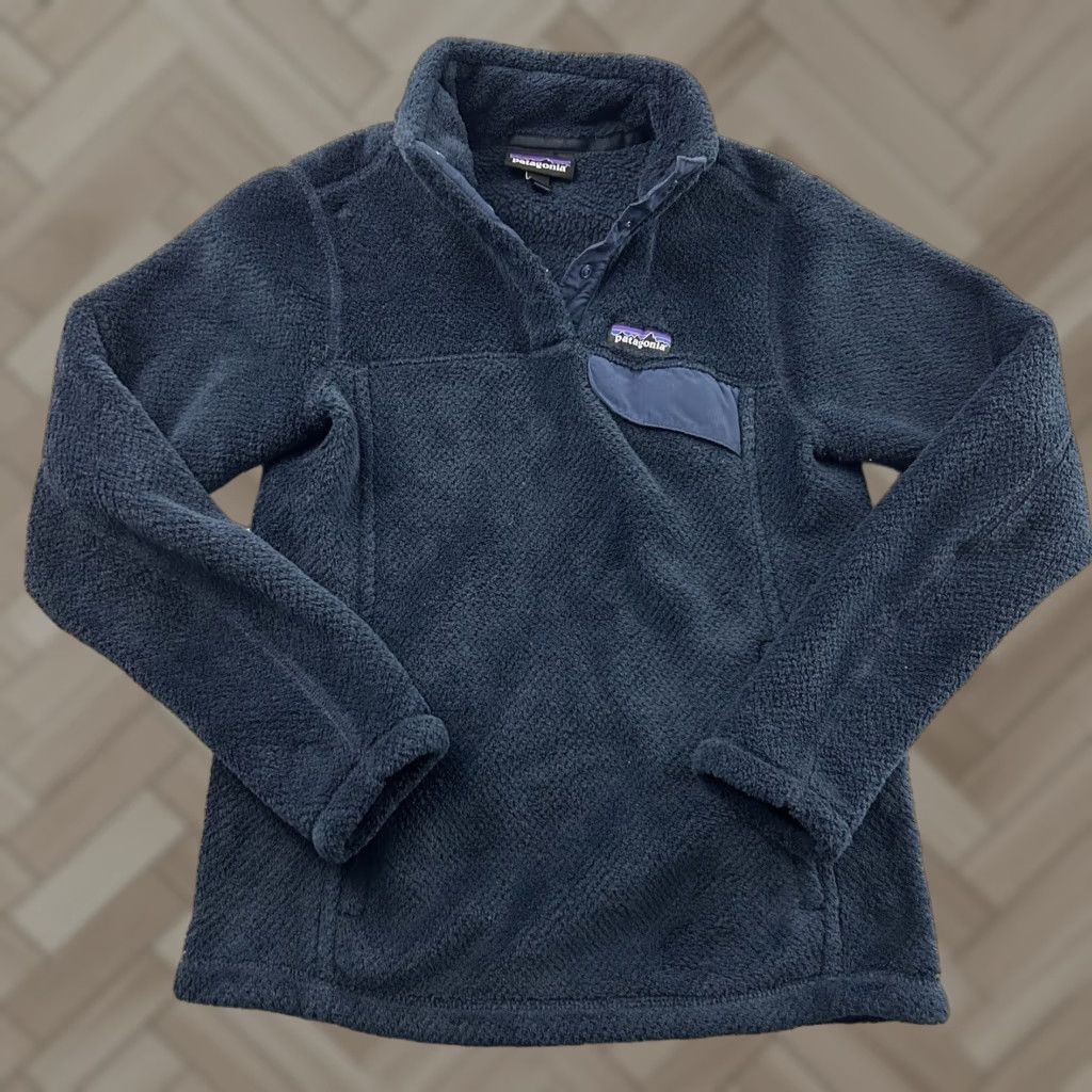 Patagonia Patagonia Re-Tool Sweatshirt Women S Blue Fleece Pullover Vintage N/A Size S / US 4 / IT 40 - 1 Thumbnail