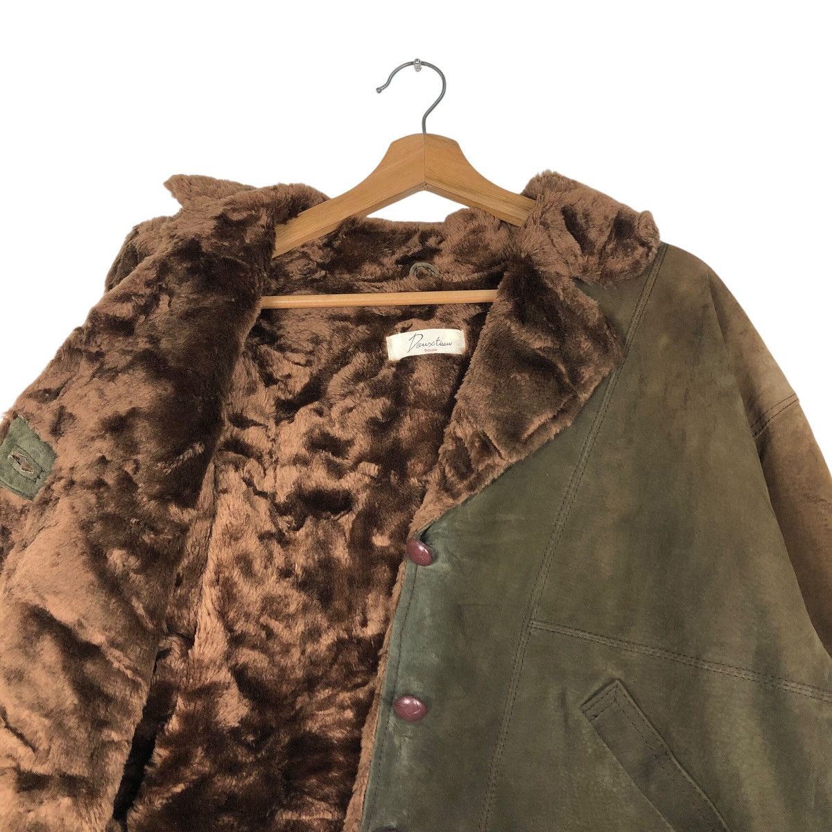 Designer 📌Doux tisow Femme Mink Fur Lining Cardigan Jacket Size US M / EU 48-50 / 2 - 13 Thumbnail