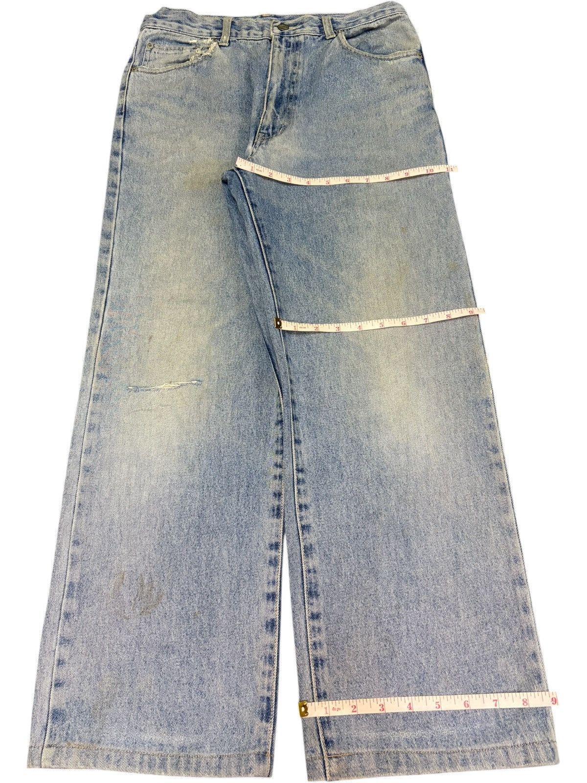 Edwin Vintage Japanese Brand Mud Wash Distress Loose Jeans Size US 29 - 8 Thumbnail