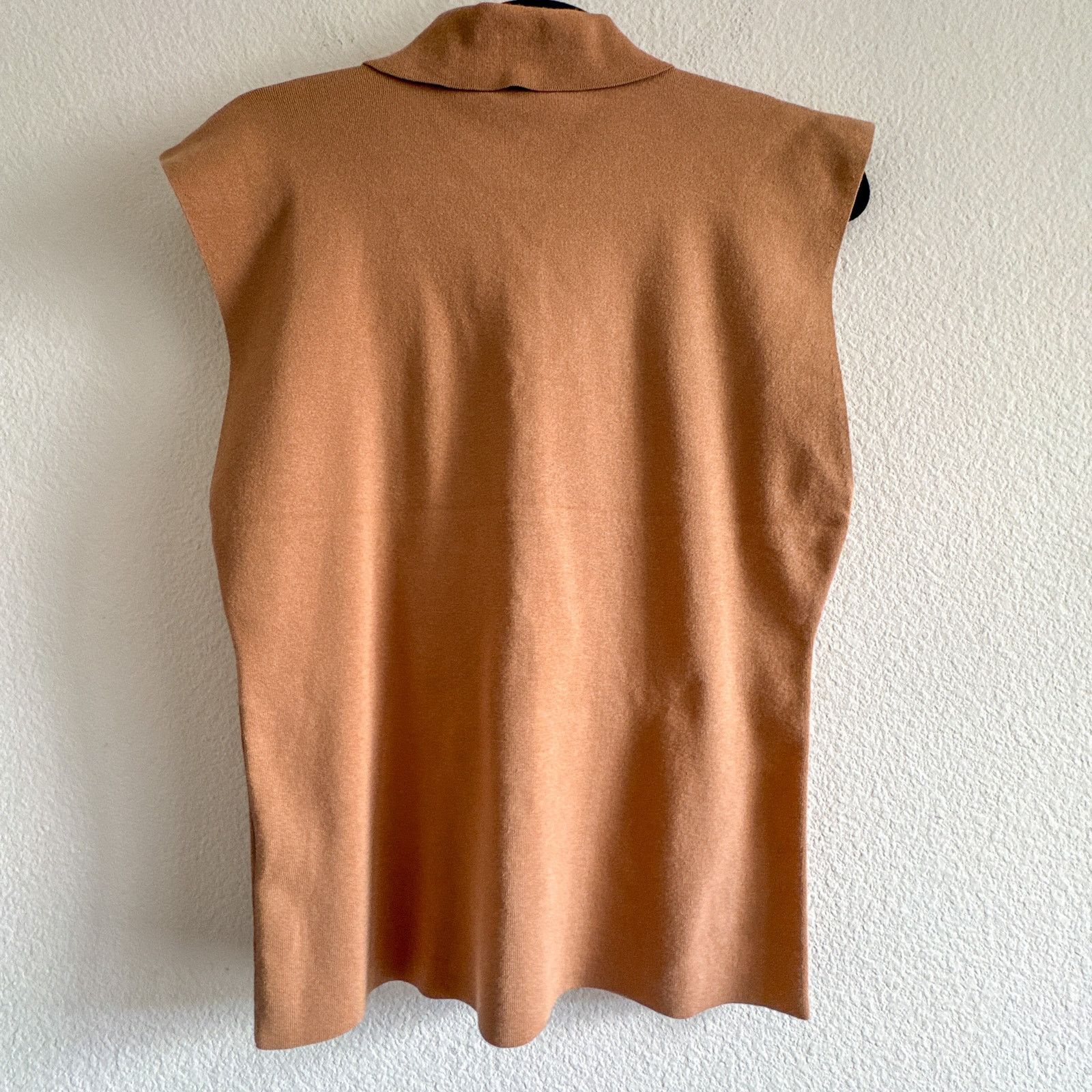 A.L.C. A.L.C. Taylor Knit Polo Collared Sweater Top Tan Size XL Size XL / US 12-14 / IT 48-50 - 6 Thumbnail