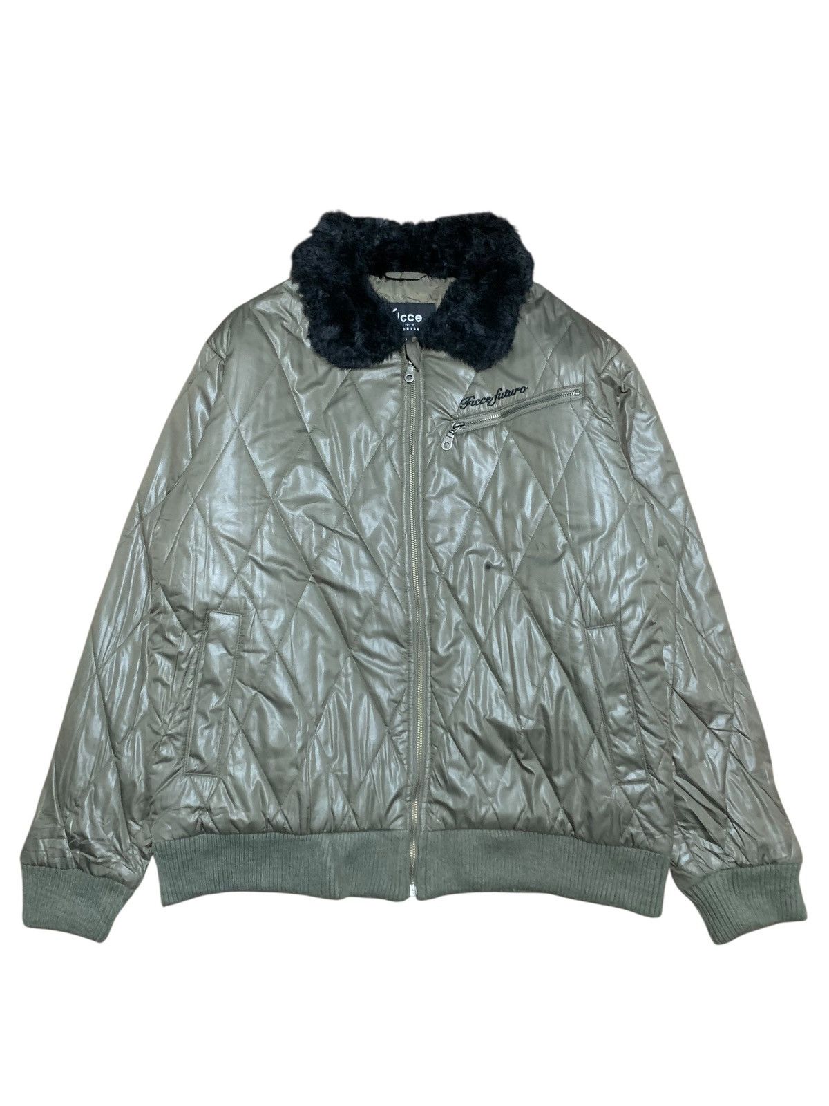 Yoshiyuki Konishi Ficce futuro Yoshiyuki konishi quilted puffer fur jacket Size US L / EU 52-54 / 3 - 3 Thumbnail