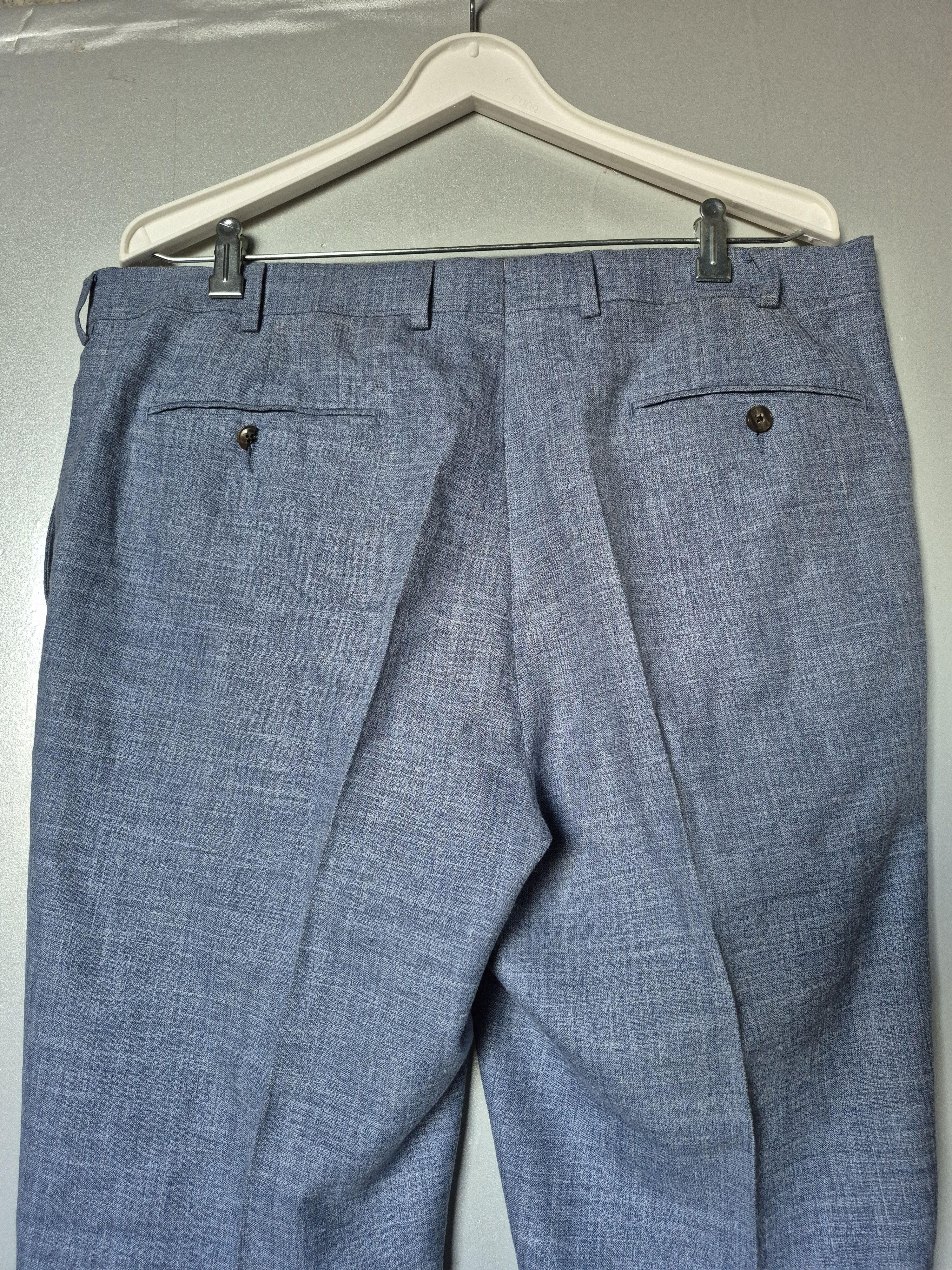 Suitsupply SUITSUPPLY Lazio Men's Suit Slim Blue Size EU 54 USA/UK44 Size 44R - 20 Thumbnail