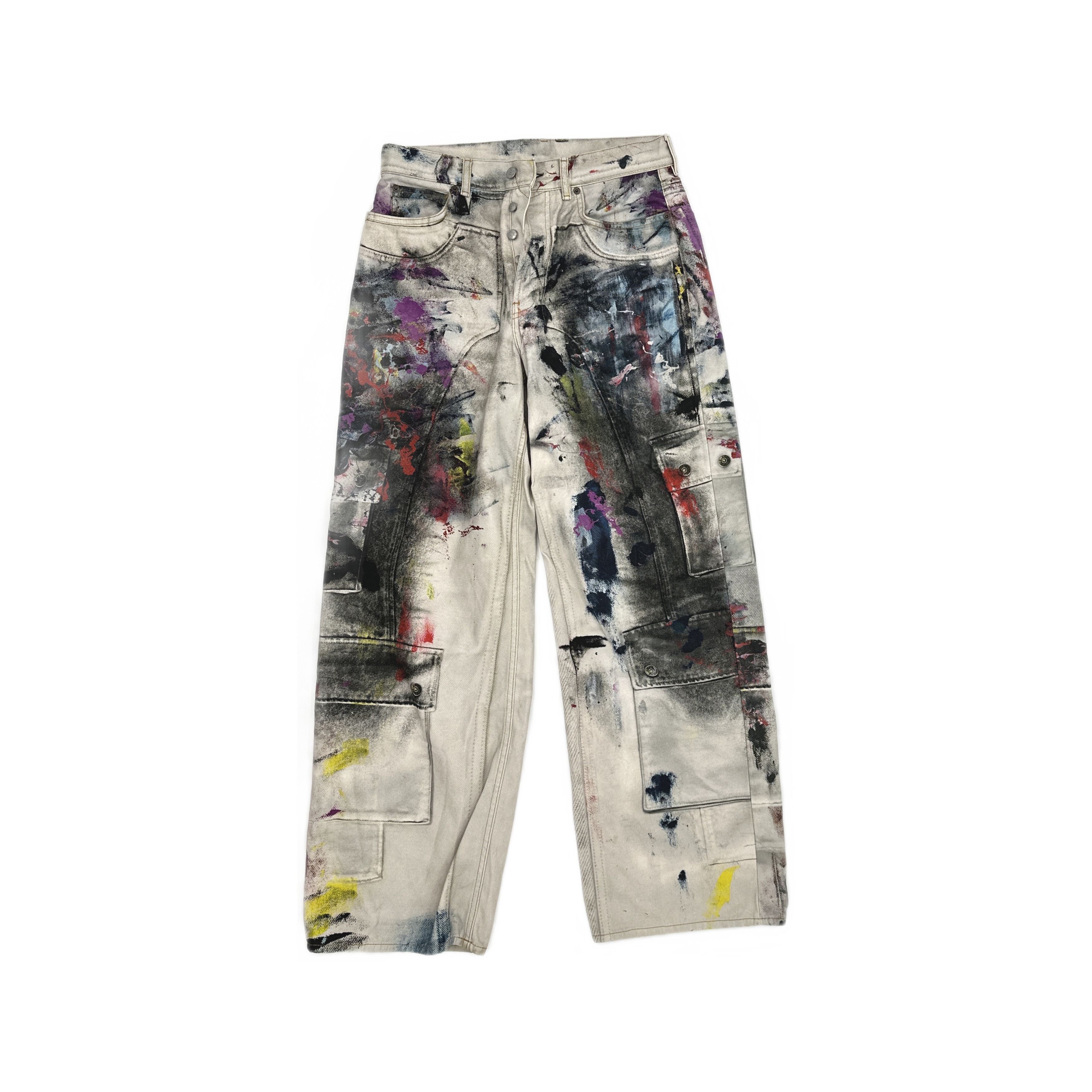 Acne Studios Acne Studios Paint Splatter Denim Jeans Size M Size US 32 / EU 48 - 1 Thumbnail