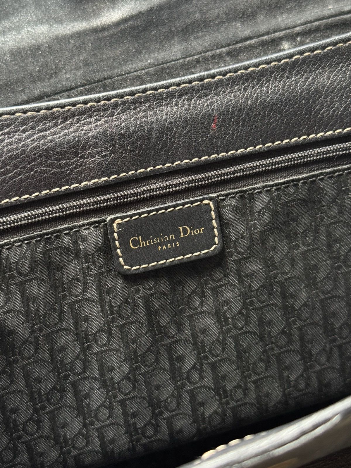 Dior Dior - Saddle Bag Calfskin Leather 2003 Size ONE SIZE - 10 Thumbnail