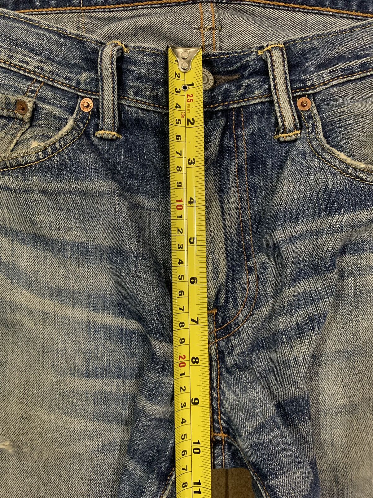 Levi's Vintage Clothing Vintage Y2K Levis 502 Blue Washed Loose Straight Jeans 32x29 Size US 32 / EU 48 - 18 Thumbnail