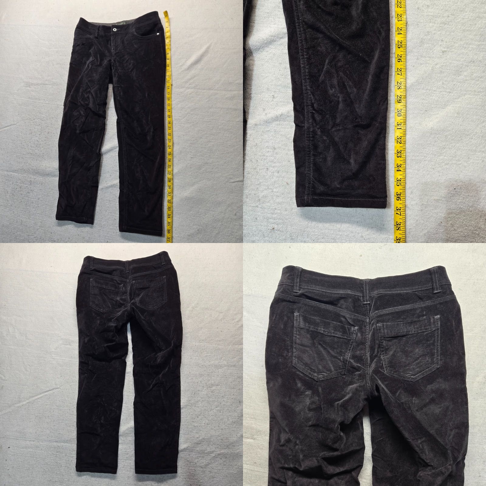 Vintage SONOMA Pants Chino Slim Mid Rise Black 6 Adult Pockets Button Classic Womens Size 28" / US 6 / IT 42 - 8 Thumbnail