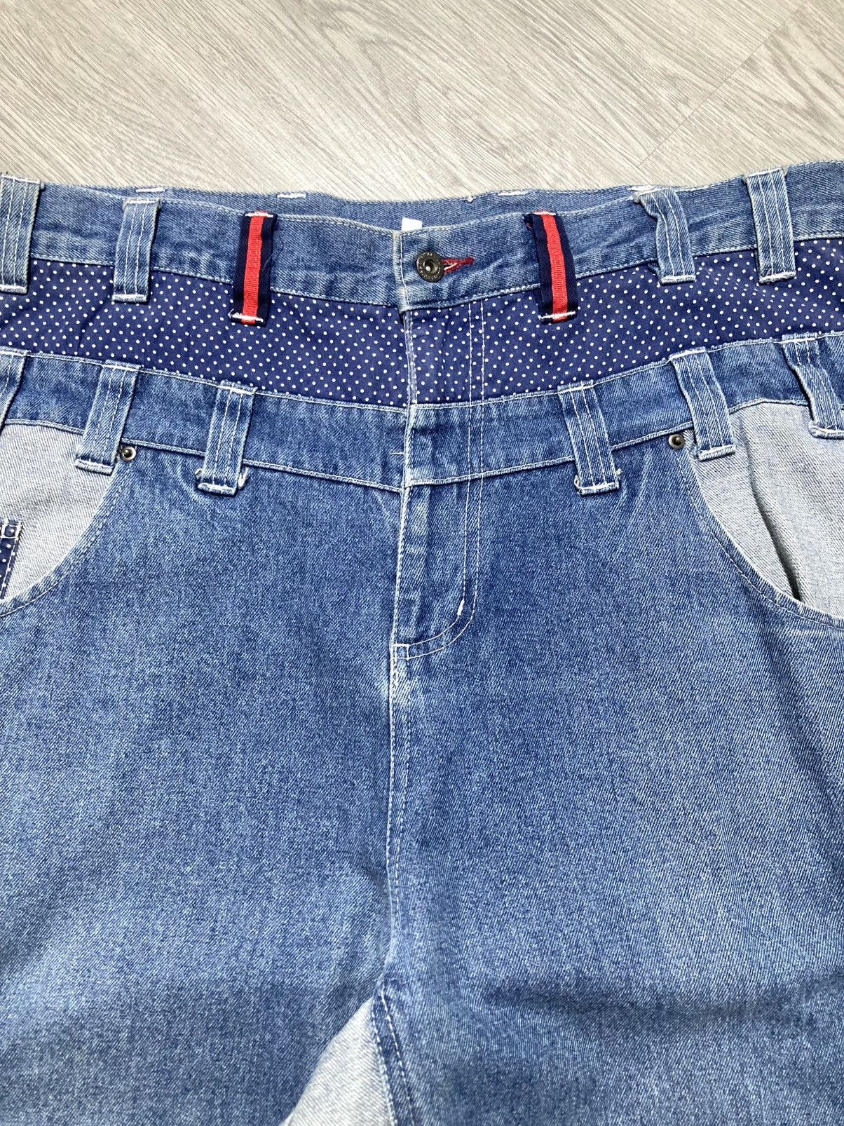 Le Grande Bleu (L.G.B.) 2000s B One Soul Japanese Double Waist Carrot Jeans Pant Lgb Size US 37 - 5 Thumbnail