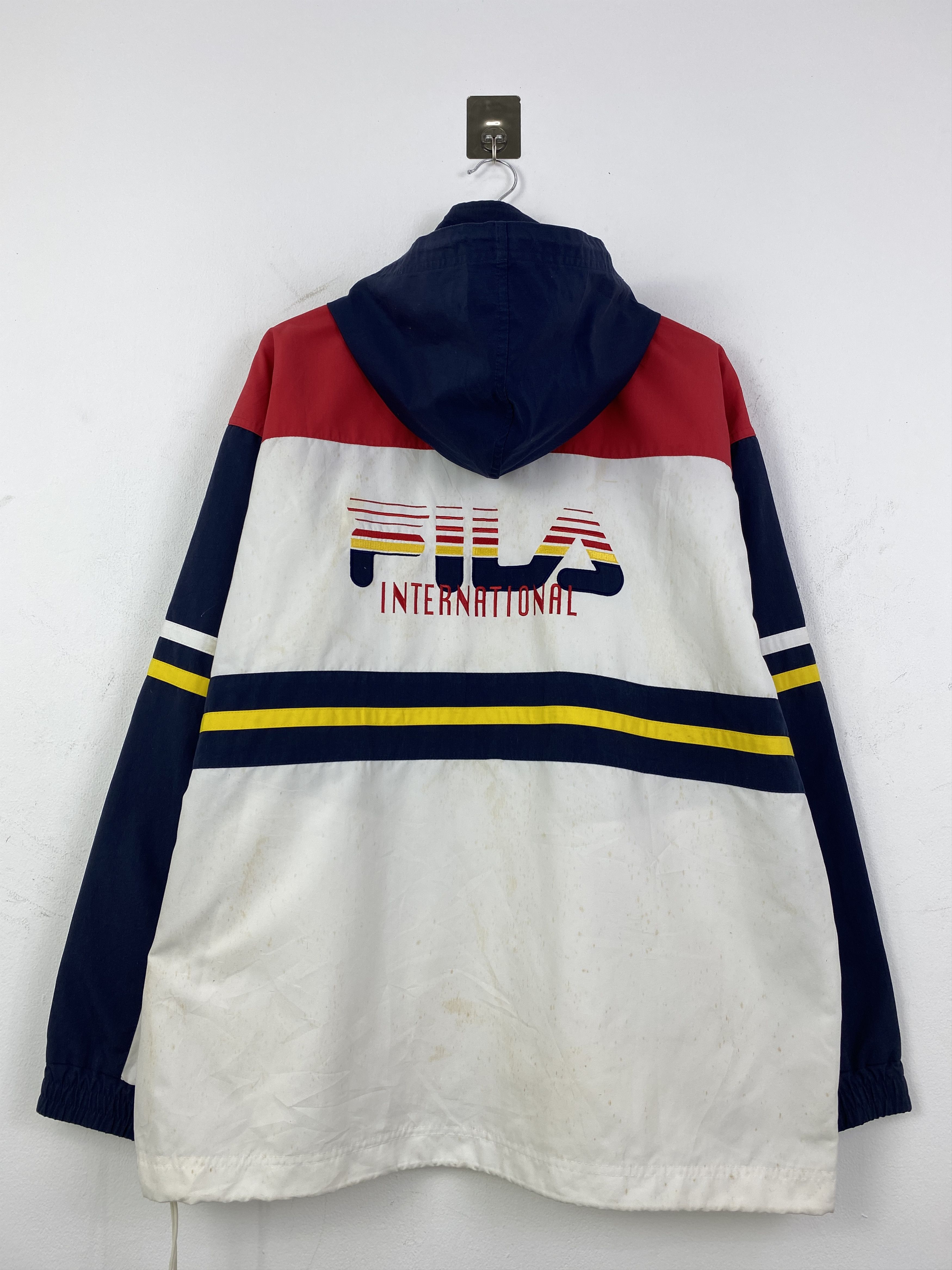 Fila Vintage 90s Fila Tennis International Backhit Jacket J0088 Size US XL / EU 56 / 4 - 3 Thumbnail