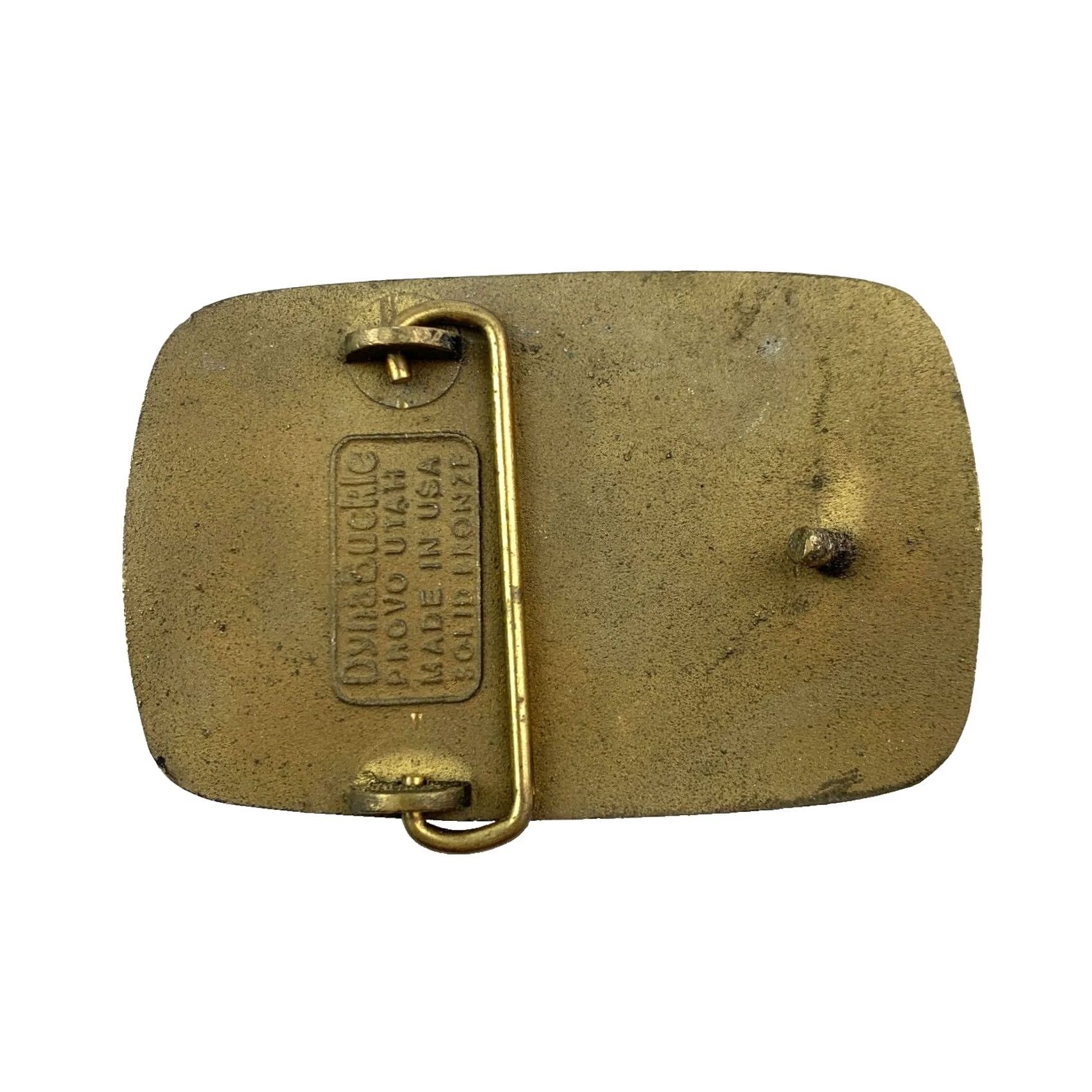 Vintage VINTAGE Parrish Oil Tools Inc Bronze Belt Buckle Dynabuckle Provo Utah Adult Unisex 1980s Occupational Bronze Buckle Dynabuckle Size ONE SIZE - 3 Thumbnail