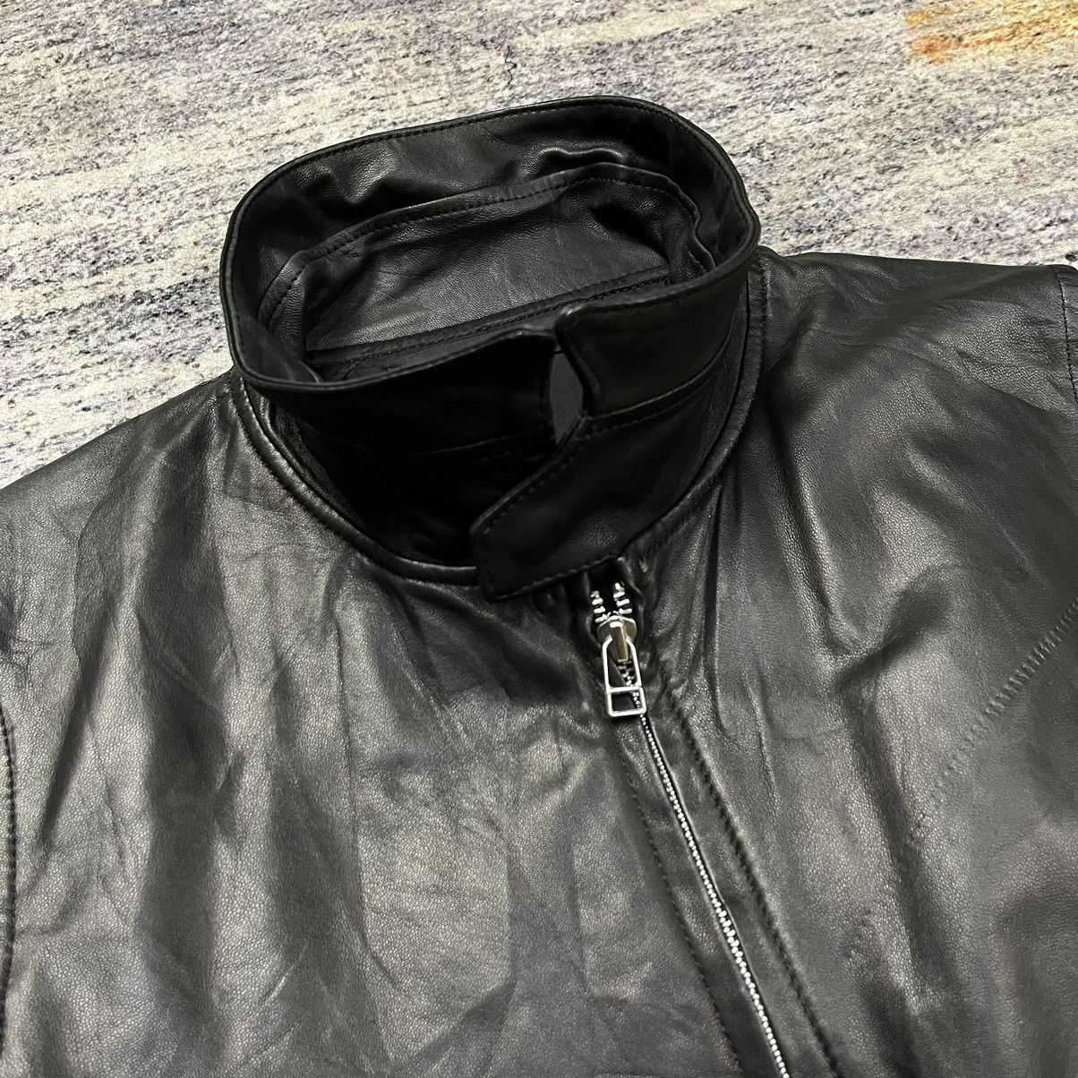 Ekam Ekam extra long sleeve Leather jacket Size US M / EU 48-50 / 2 - 8 Thumbnail