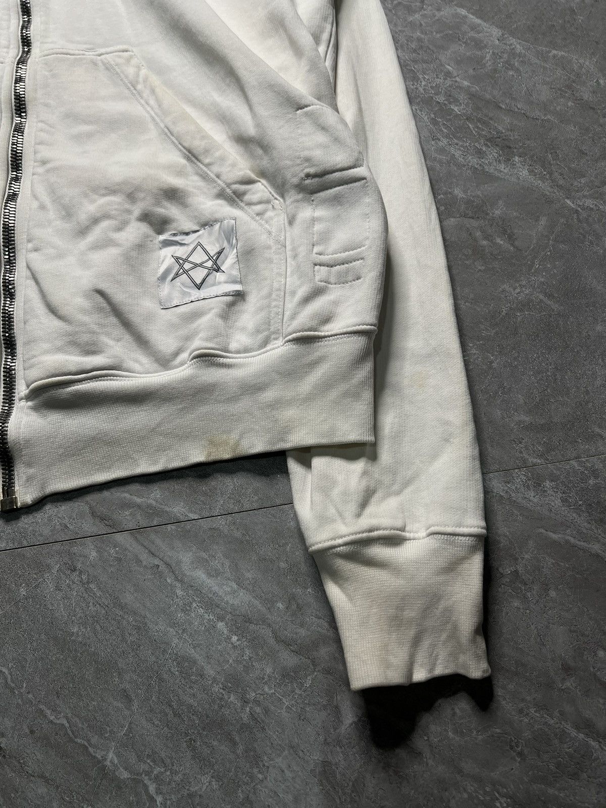 Rick Owens Rick Owens DRKSHDW Jason Patch Zip Hoodie Size US L / EU 52-54 / 3 - 2 Thumbnail