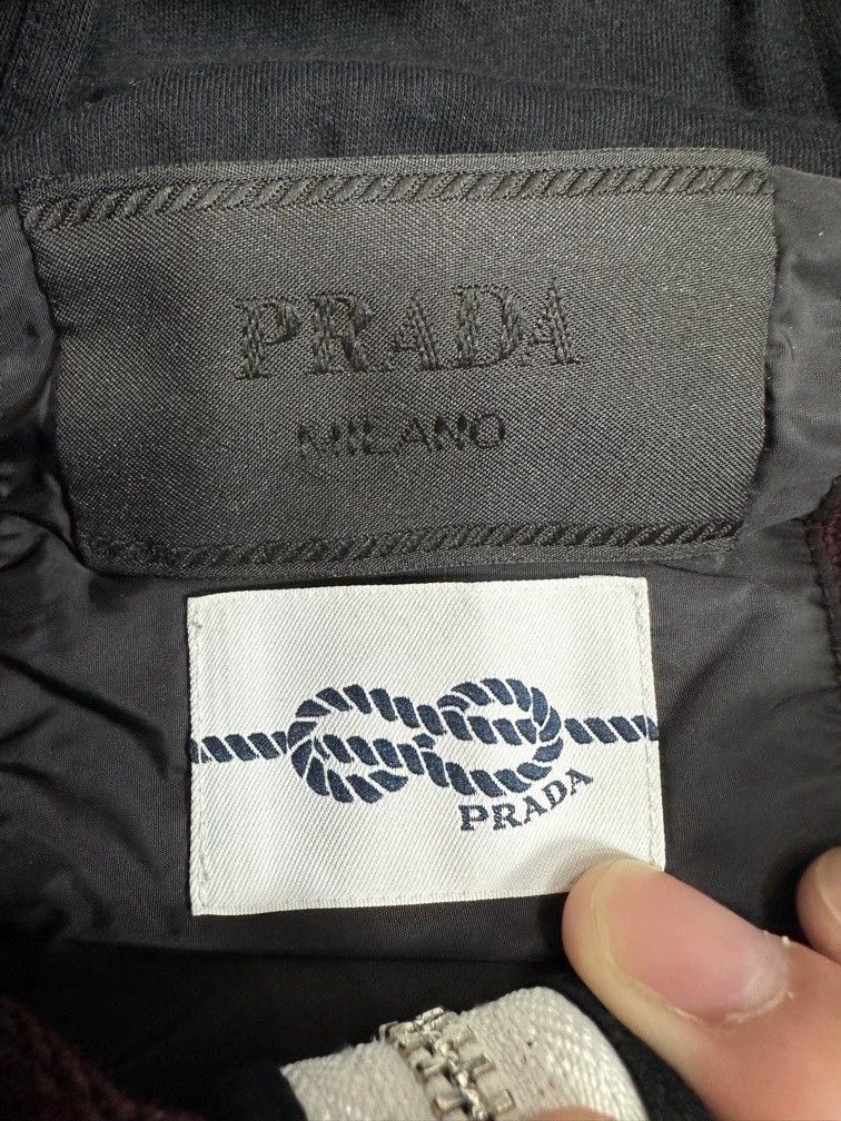 Prada Prada Color-block offset logo half-zipper hoodie 2501-Nexta Size US S / EU 44-46 / 1 - 3 Thumbnail