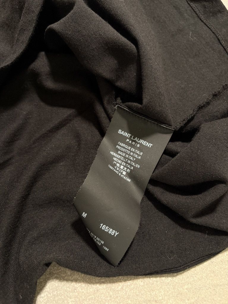Saint Laurent Paris Saint Laurent “Courte Est La Nuit” Tee – 2015 Size US M / EU 48-50 / 2 - 4 Thumbnail
