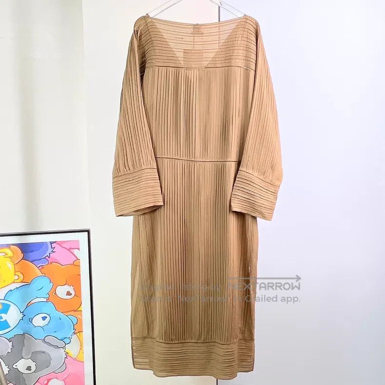 Hermes Hermes Exclusive Bell Sleeve V-Neck Dress Size XS / US 0-2 / IT 36-38 - 3 Thumbnail