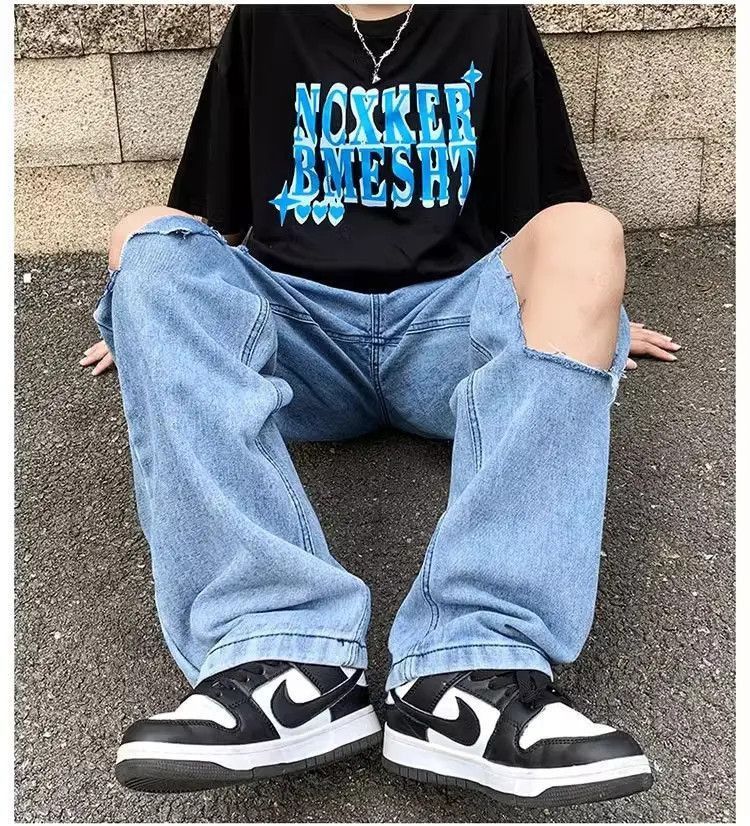 Japanese Brand Straight and loose fitting vintage casual jeans Size US 32 / EU 48 - 4 Thumbnail