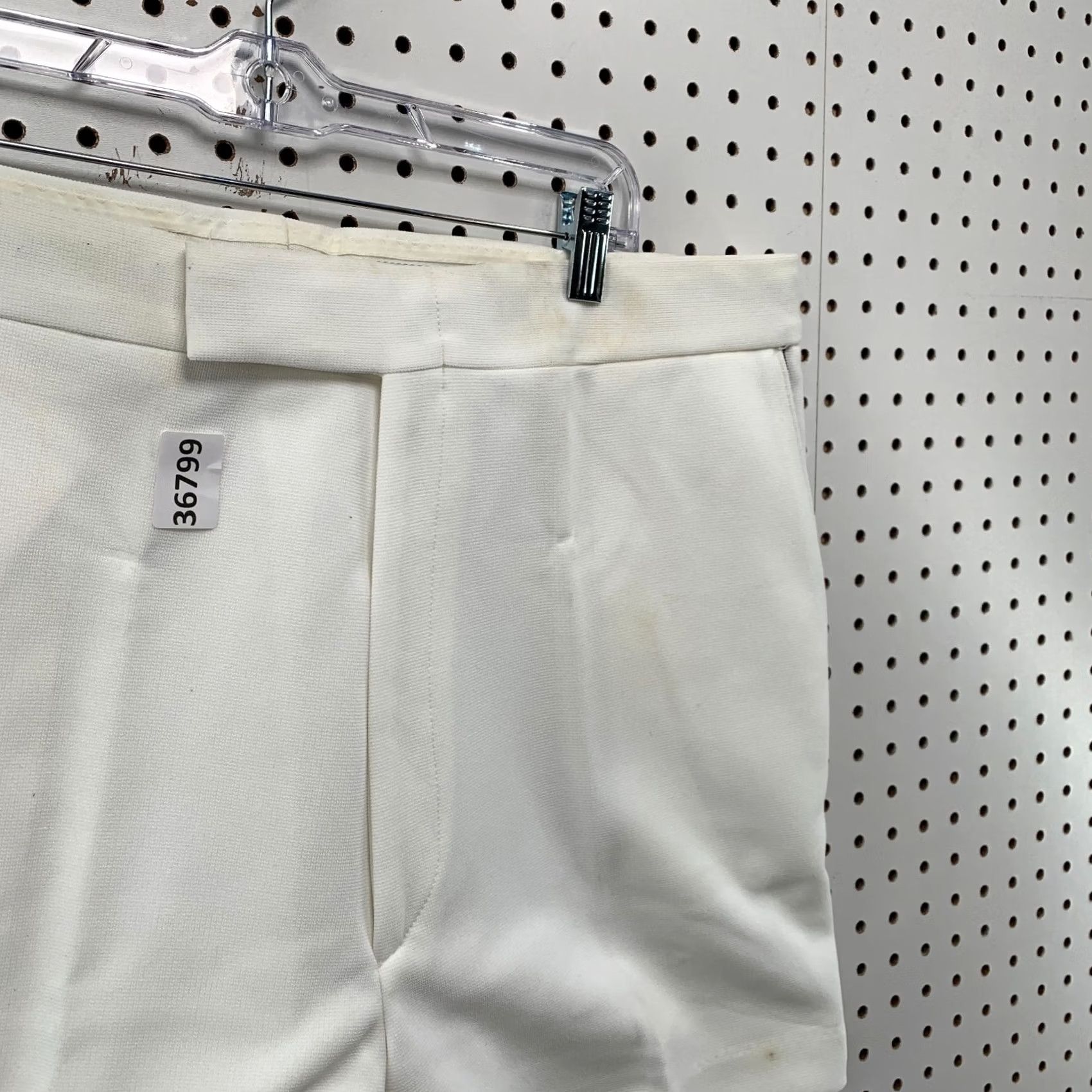 Wilson VINTAGE Wilson Tennis Shorts White Mens 40R Elastic Waist USA 80s Fits 40x3.5 Size US 40 / EU 56 - 6 Thumbnail