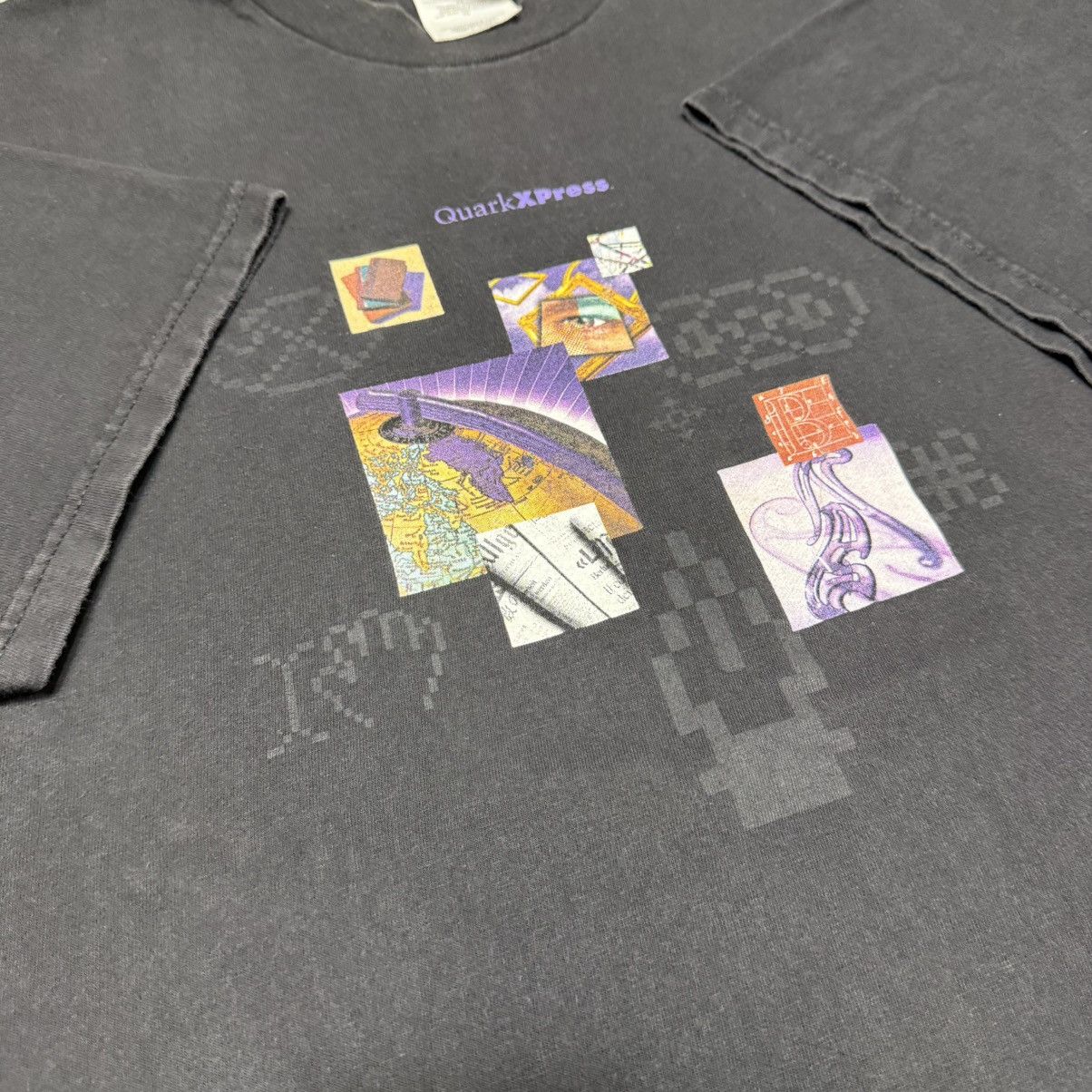 Vintage Vintage QuarkXPress Tech Computer 90s Internet Tshirt Size US XL / EU 56 / 4 - 8 Thumbnail