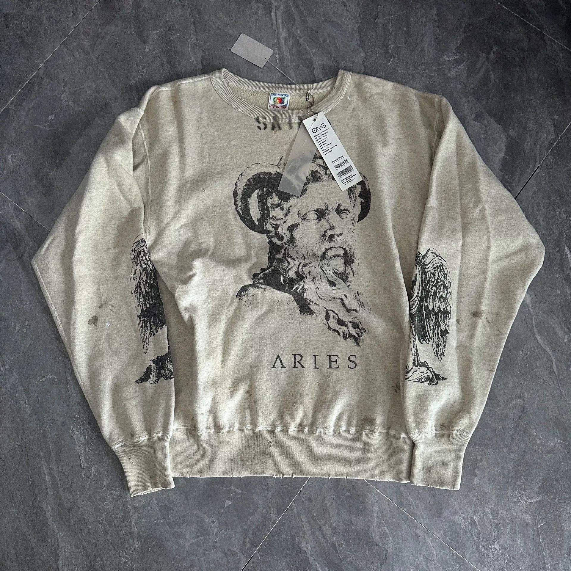 Saint Michael Saint Michael Aries Vintage Sweatshirt Size US M / EU 48-50 / 2 - 1 Thumbnail