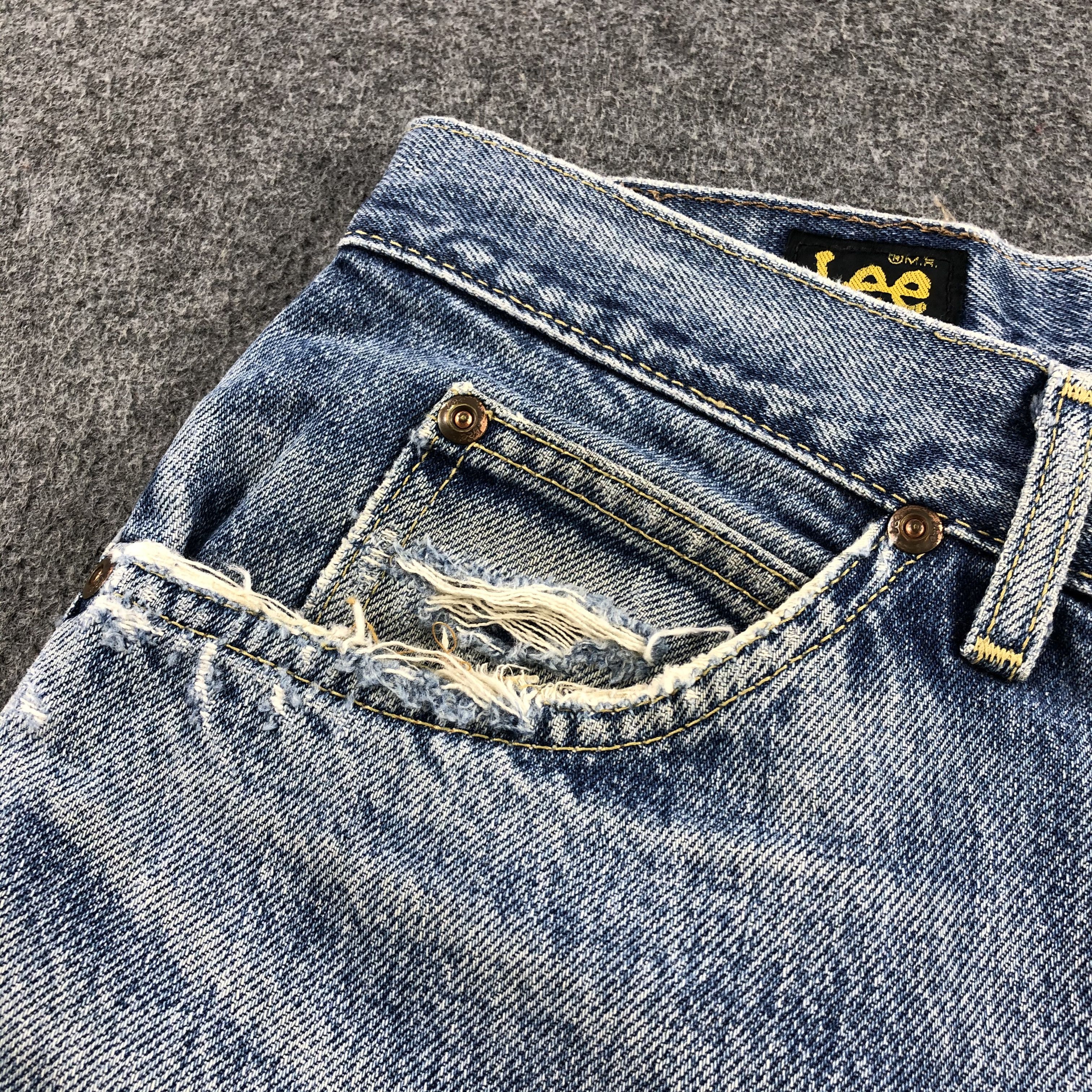 Lee Vintage Blue Wash Lee Jeans-J1847 Size US 32 / EU 48 - 12 Thumbnail
