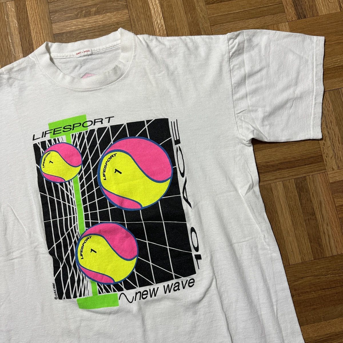 Vintage Vintage Lifesport tennis tee Size US XL / EU 56 / 4 - 3 Thumbnail