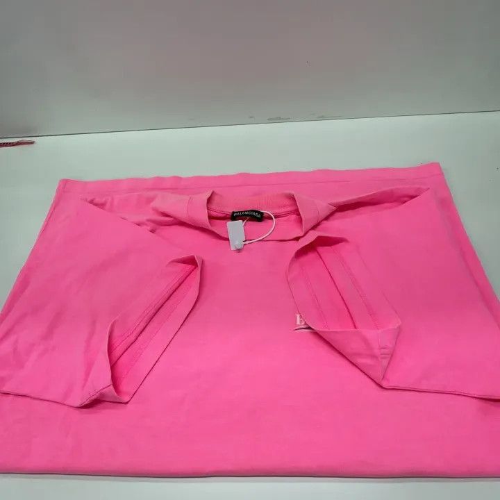 Balenciaga Balenciaga Balenciaga Logo Print Short Sleeve TShirt -2507 Size US S / EU 44-46 / 1 - 4 Thumbnail
