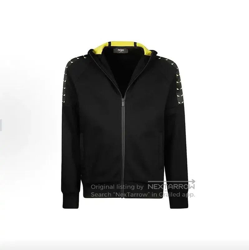 Fendi Fendi Black Cotton Men's Outerwear Jacket . Size US XXL / EU 58 / 5 - 9 Thumbnail