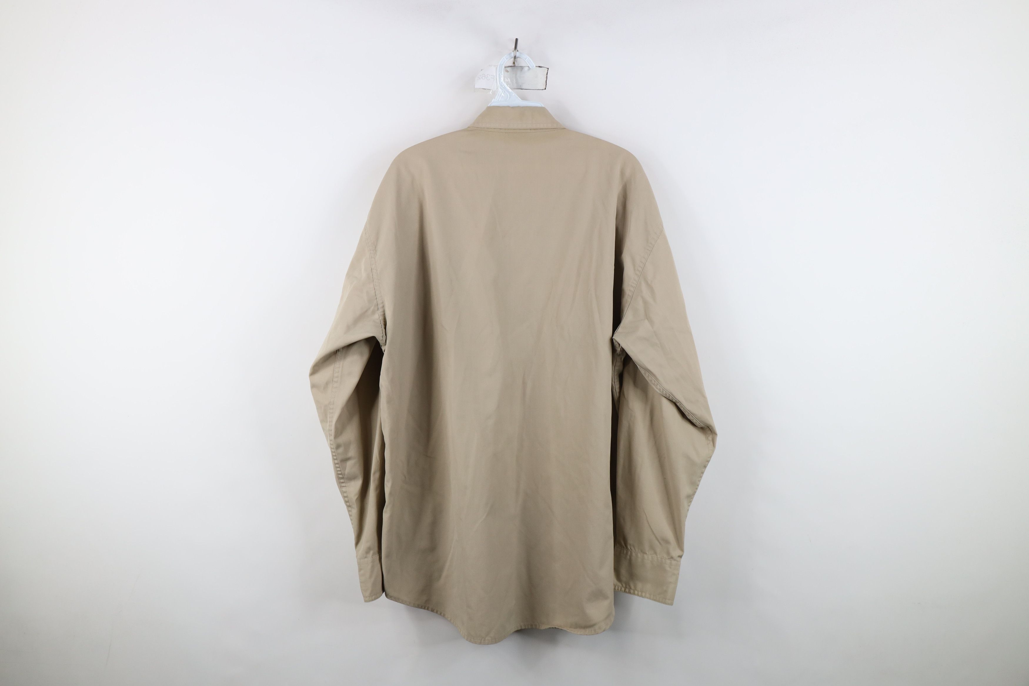 Cabelas Vintage 90s Cabelas Spell Out Safari Bush Button Shirt Size US L / EU 52-54 / 3 - 13 Thumbnail