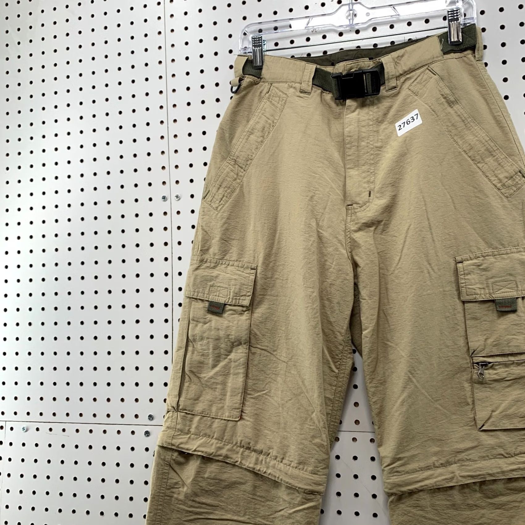 Vintage No Boundaries Convertible Cargo Hiking Pants Brown Belted Mens 29x31 Skateboard Size US 29 - 5 Thumbnail
