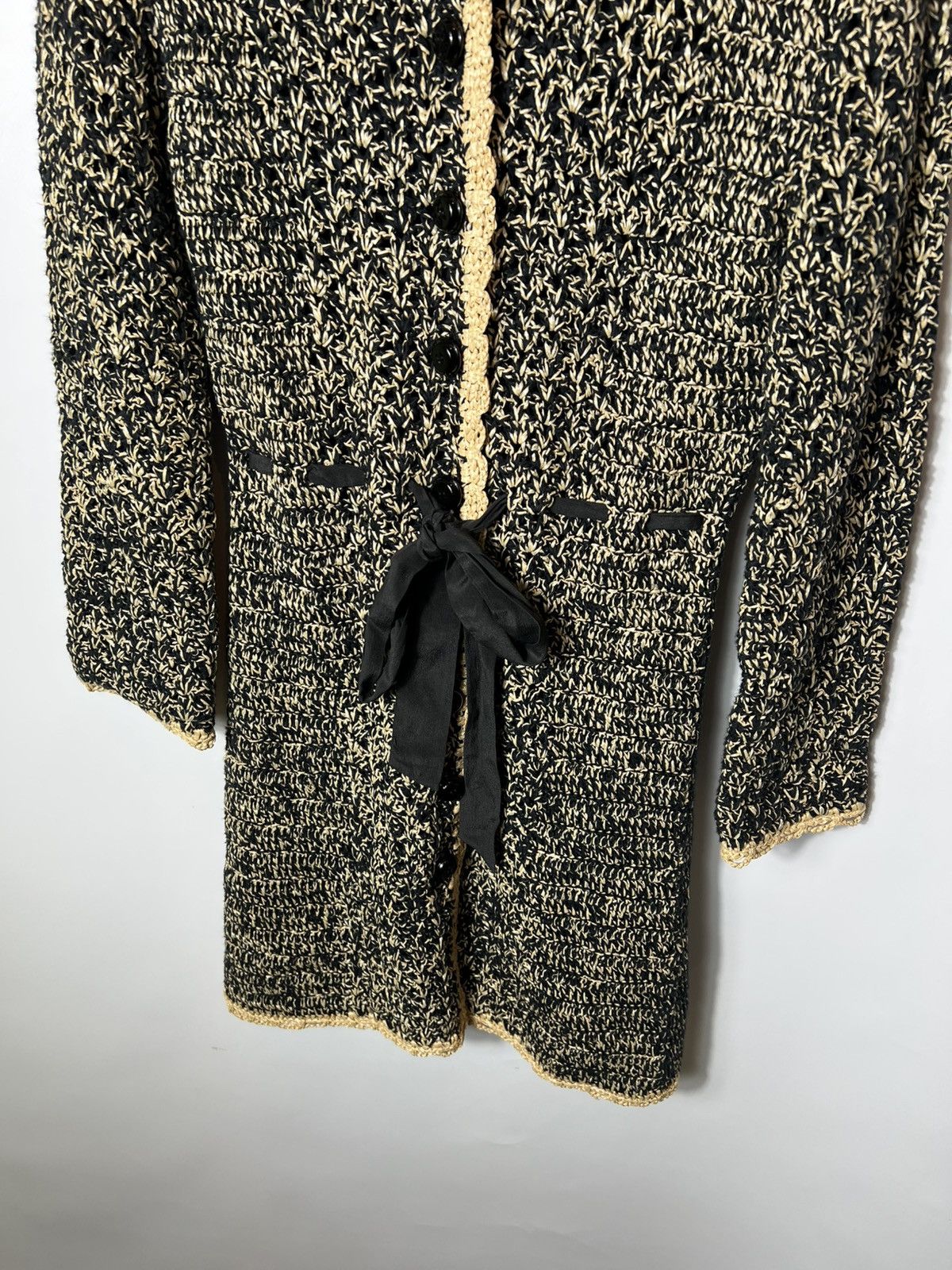 Moschino Vintage Moschino Cheap And Chic Cotton And Straw Dress Size XS / US 0-2 / IT 36-38 - 3 Thumbnail
