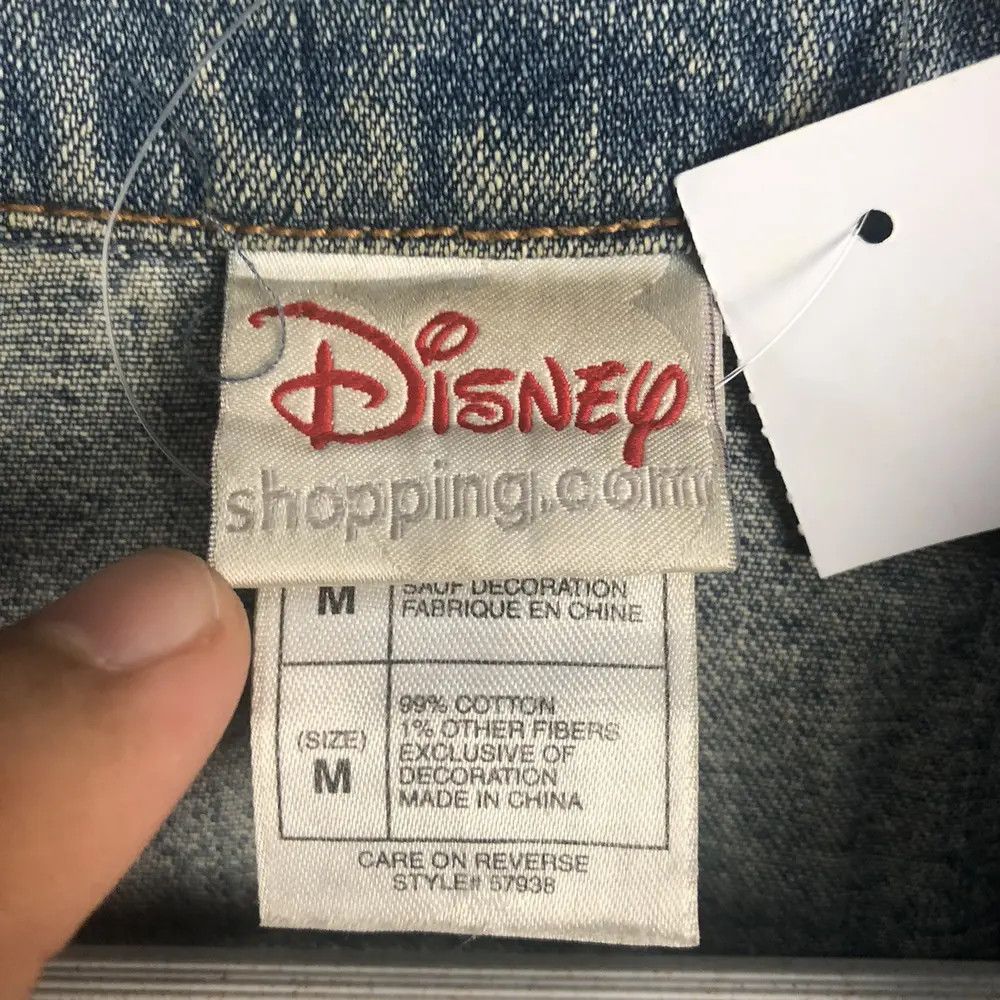 Disney Disney Mickey Mouse Denim Jacket #A1292 Size S / US 4 / IT 40 - 14 Thumbnail