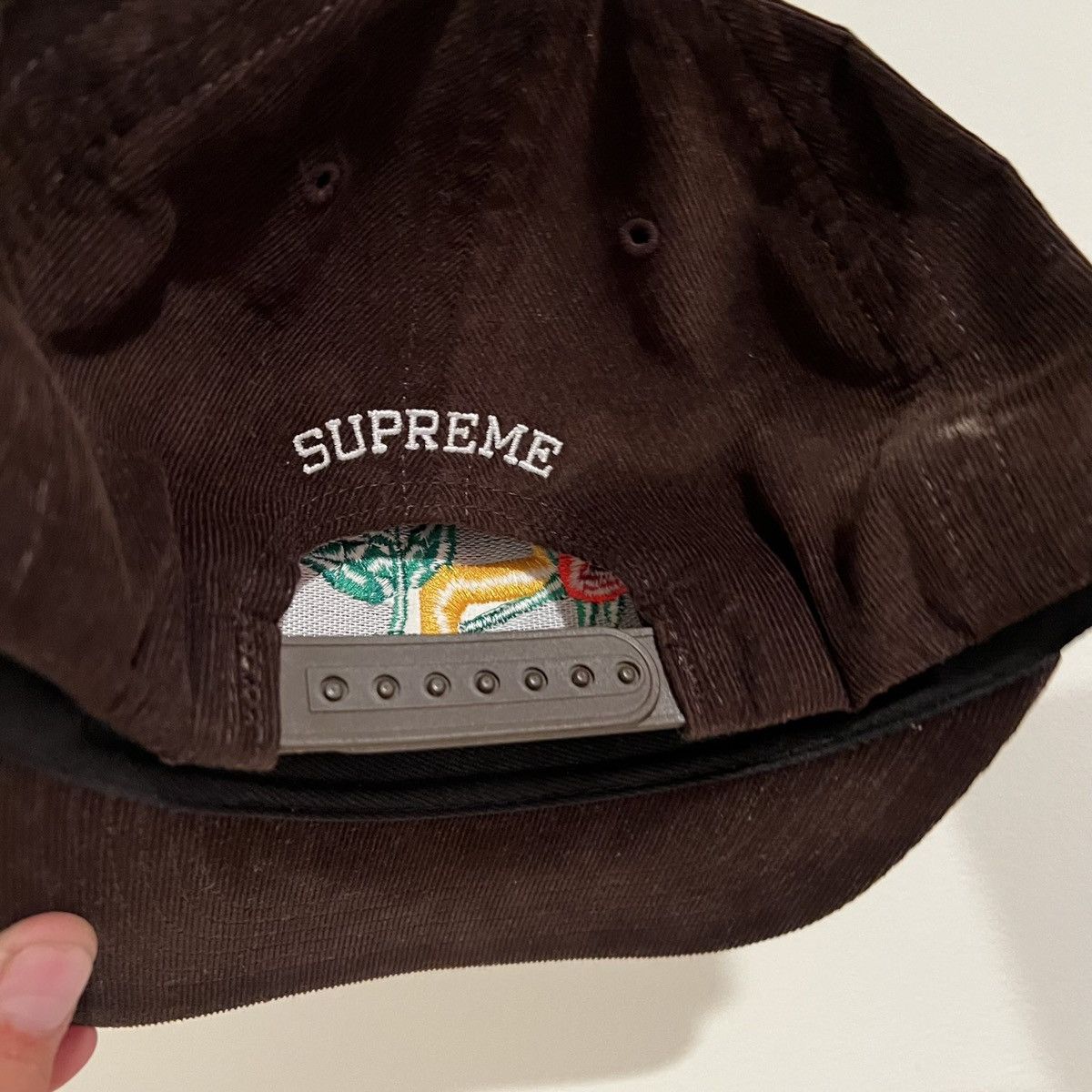 Supreme Supreme Rose S Logo SnapBack Brown Size ONE SIZE - 12 Thumbnail