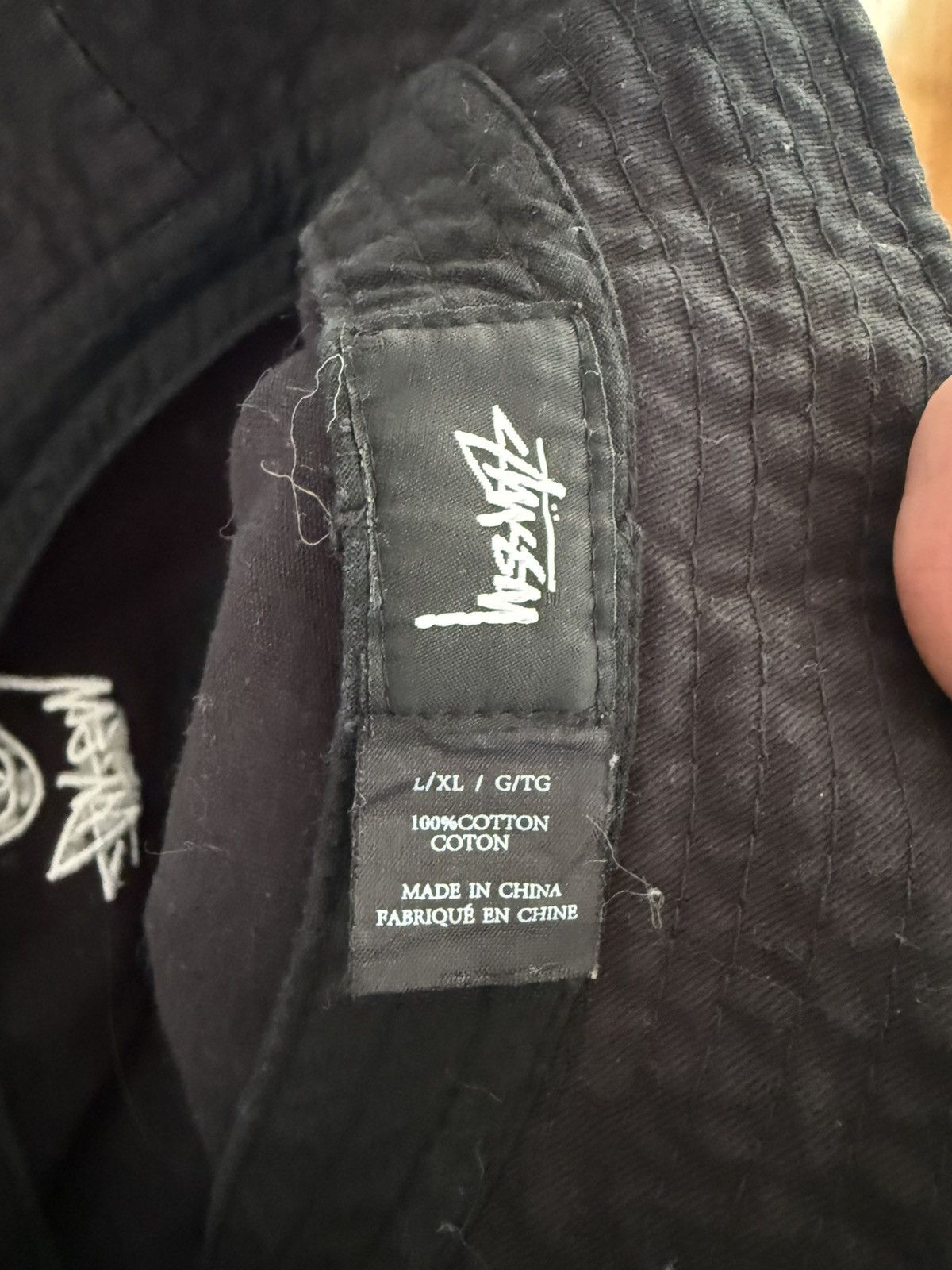 Stussy Stussy Black Bucket hat small/medium Size ONE SIZE - 2 Thumbnail