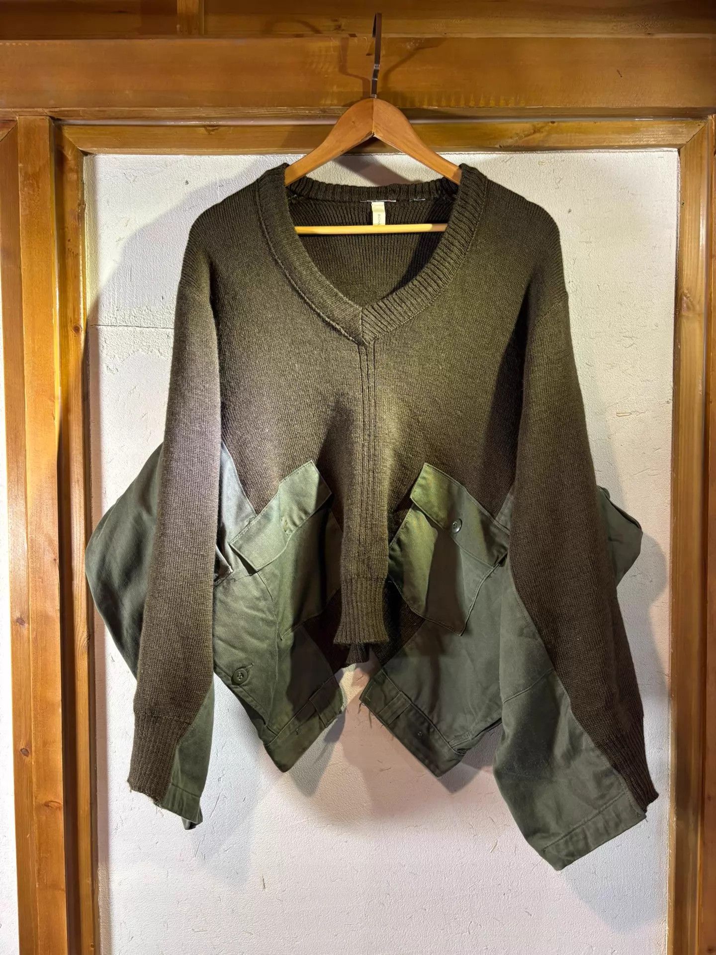 Other BONUM Oversize M65 Pants Remake Batwing Knit Size ONE SIZE - 1 Thumbnail