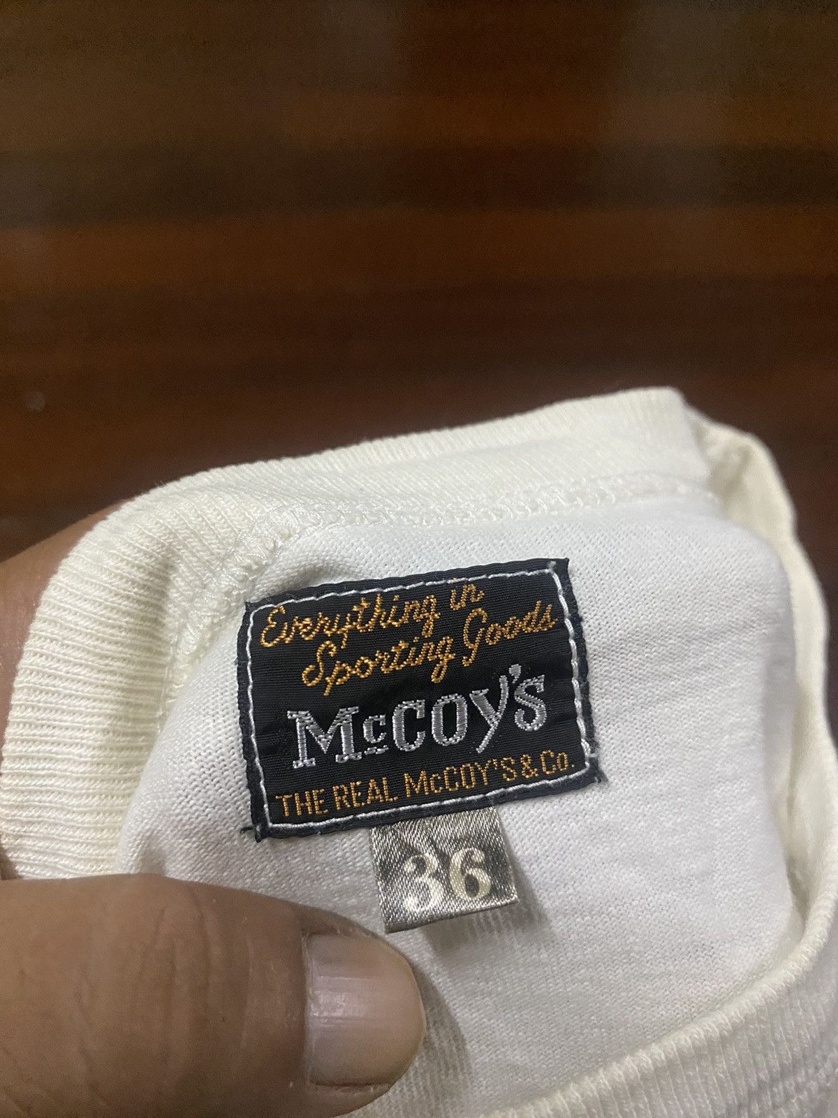 TOYS McCOY × The Real McCoy's × Warehouse FIRE 🔥 THE REAL MC COYS CASSIAR, B.C Size US M / EU 48-50 / 2 - 9 Thumbnail
