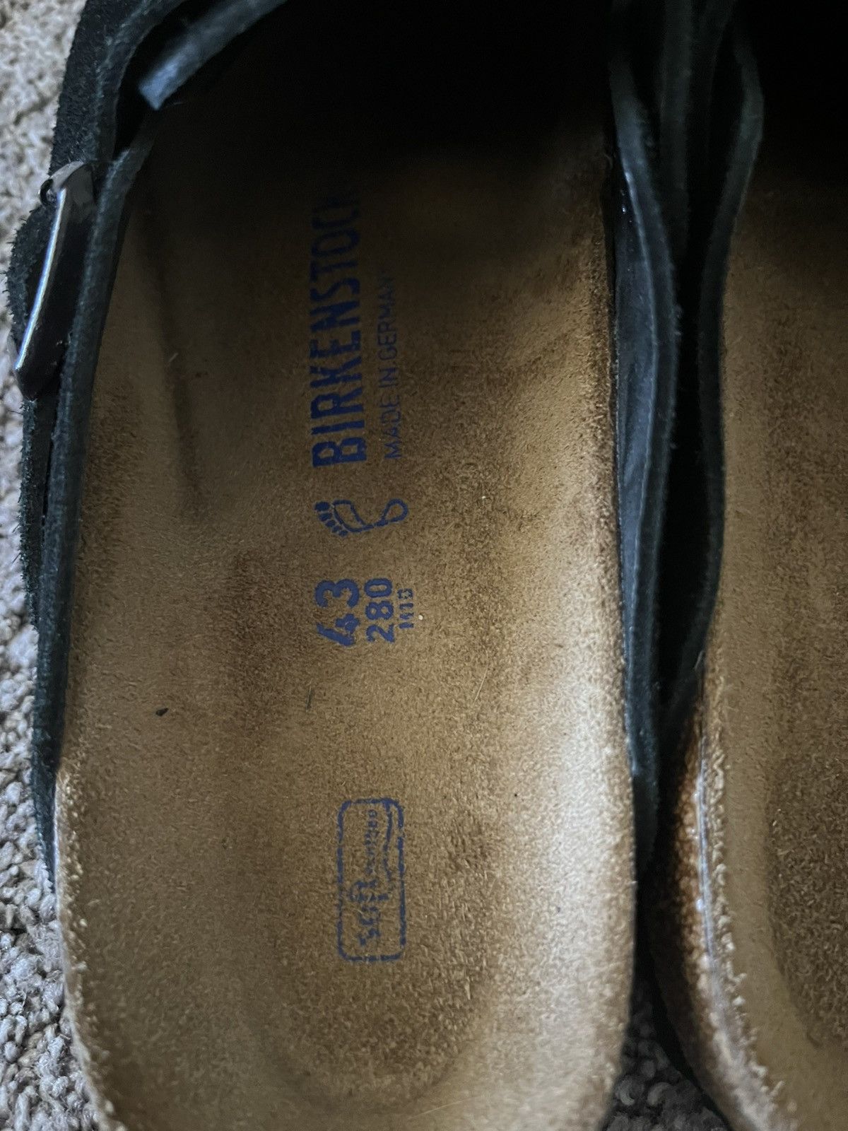 Birkenstock Birkenstock Black Boston US Mens Size 10 Size US 10 / EU 43 - 4 Thumbnail